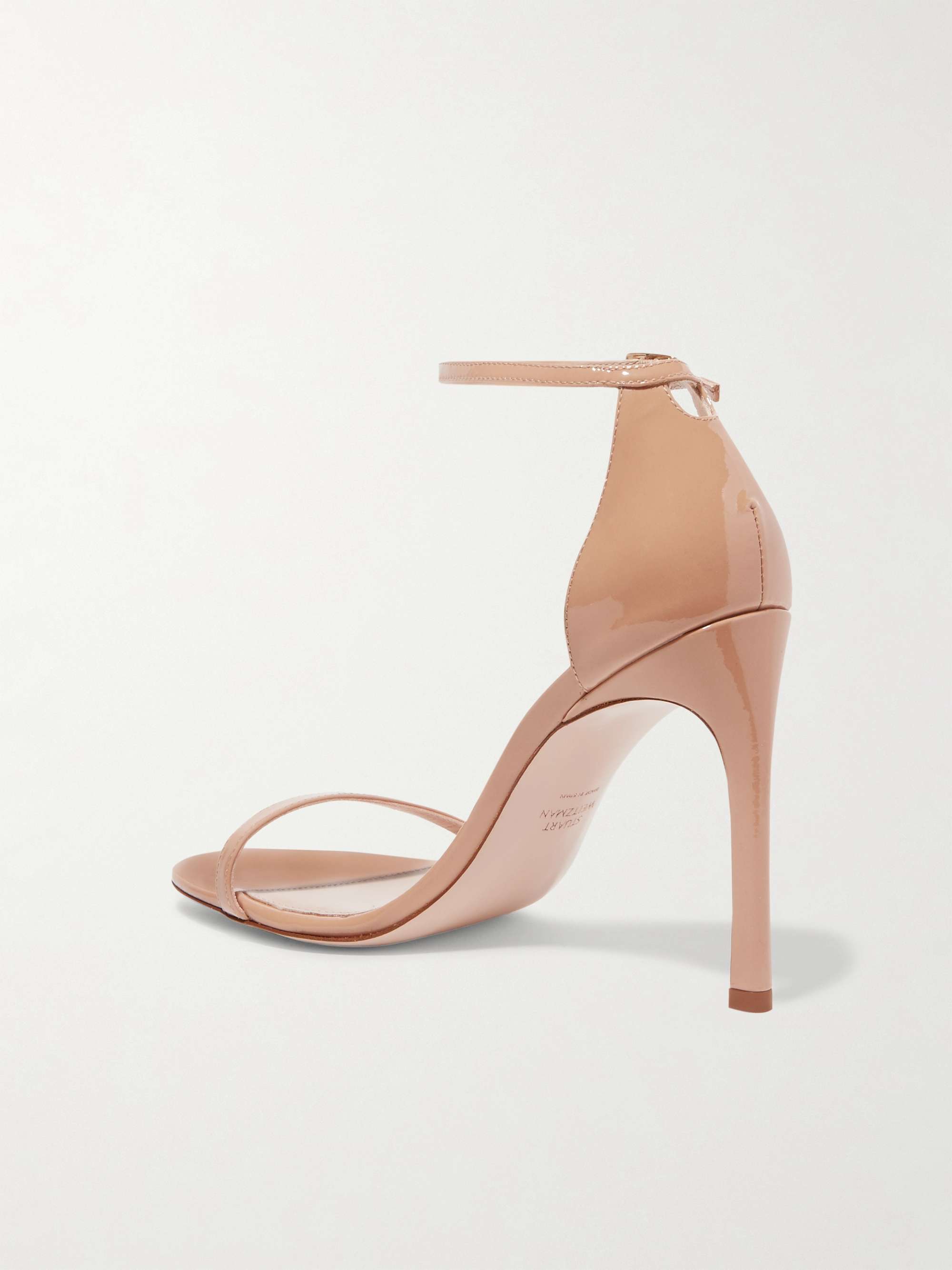 STUART WEITZMAN NudistSong patent-leather sandals
