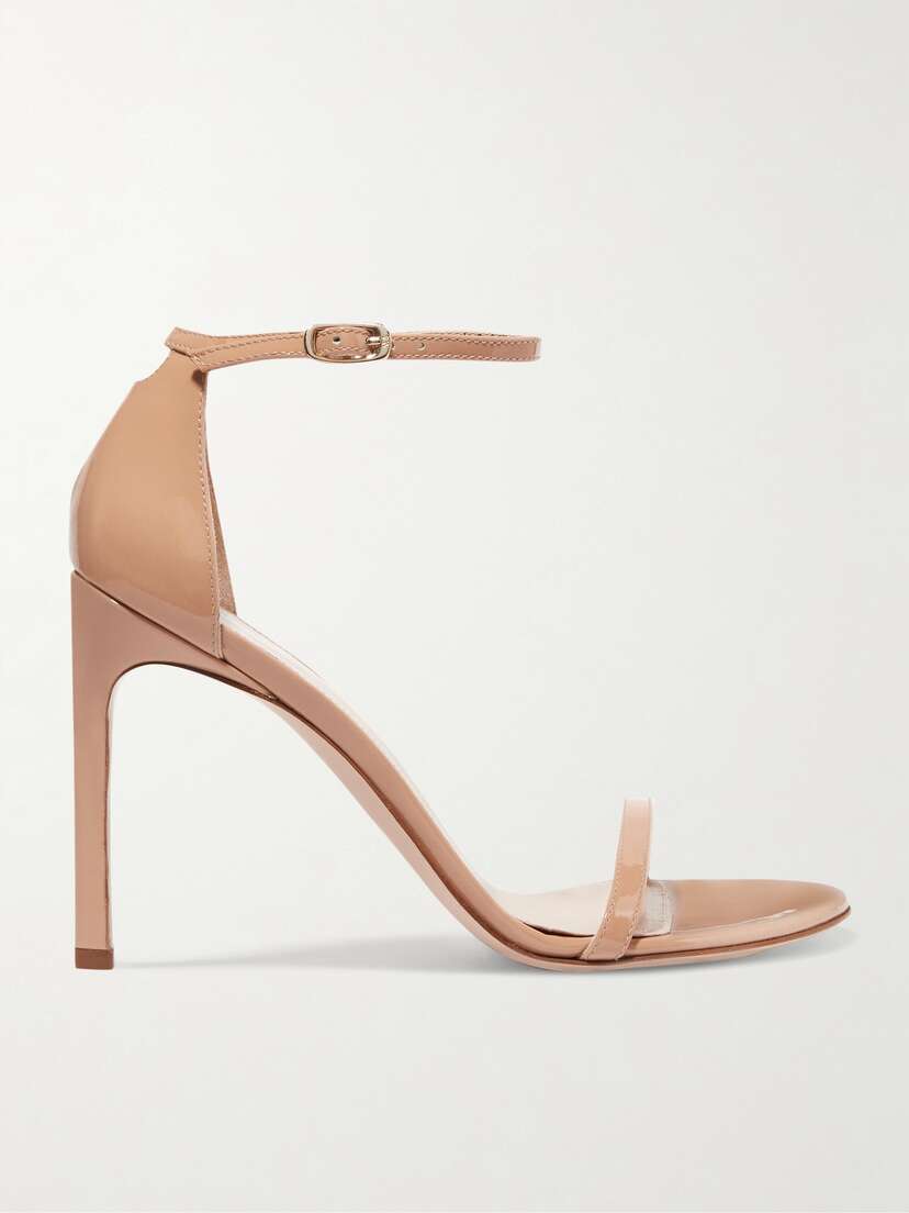 Stuart Weitzman Nudistsong Patent-leather Sandals