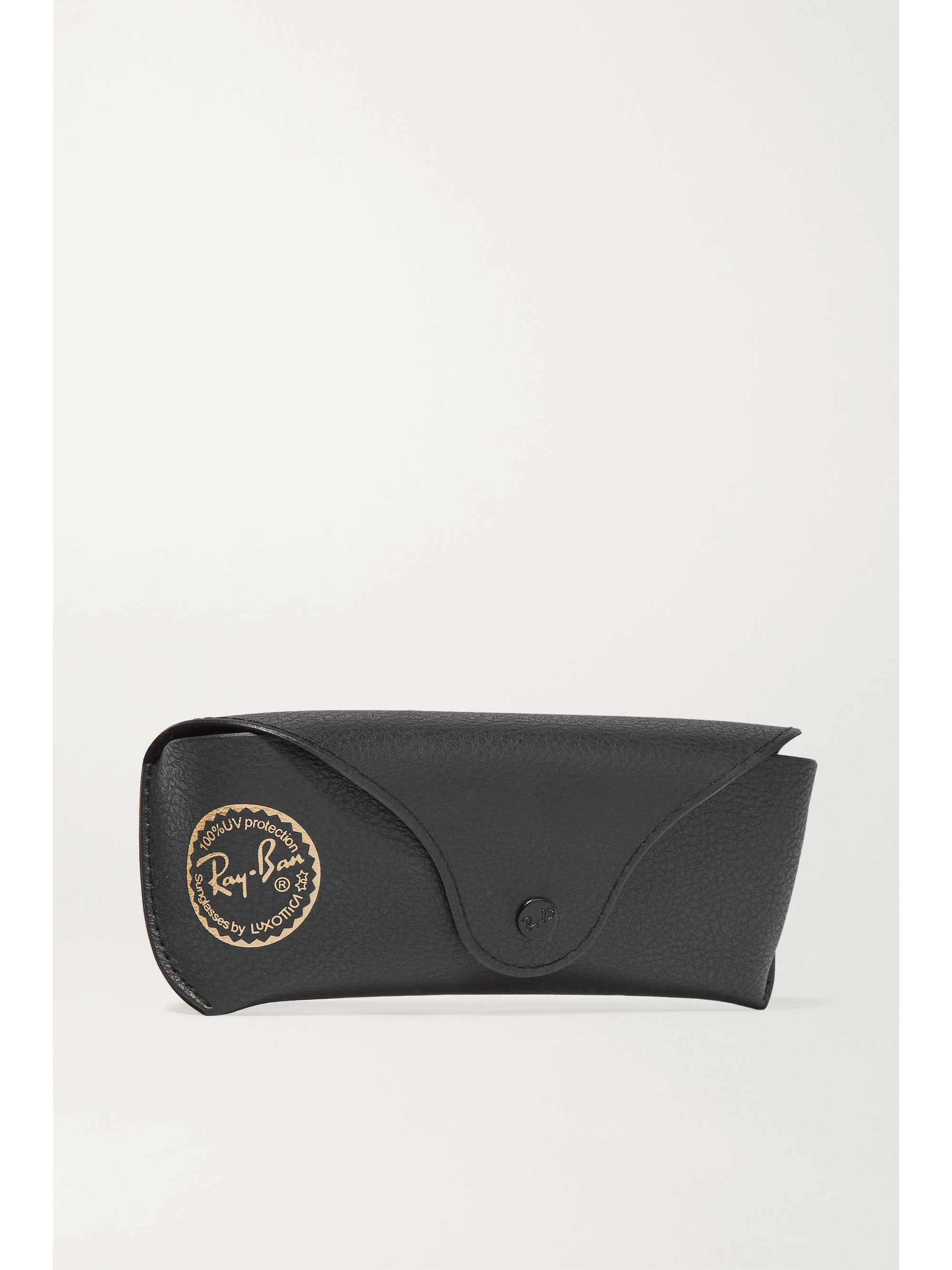 RAY-BAN Hexagon-frame gold-tone sunglasses