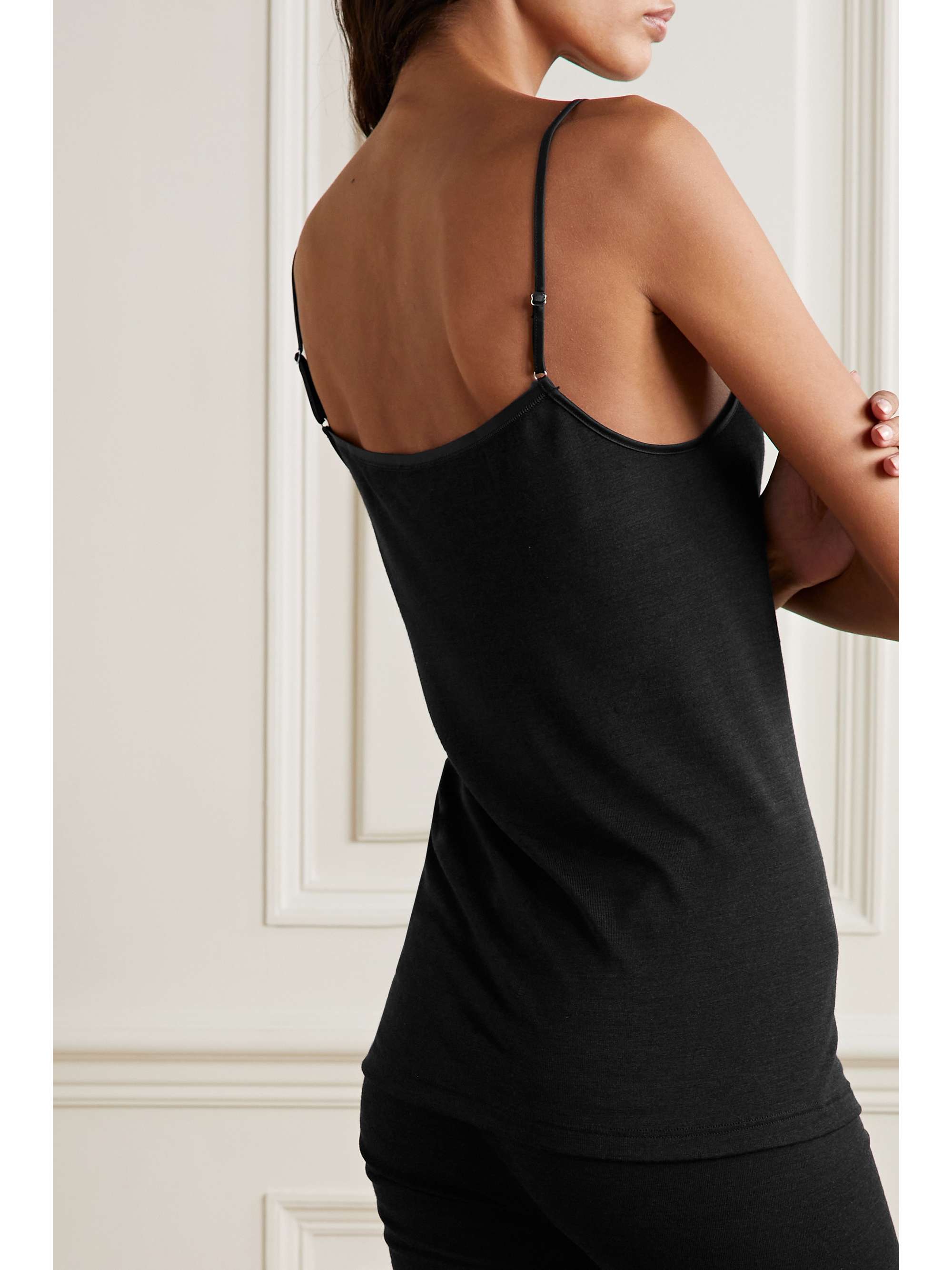 HANRO Merino wool and silk-blend camisole