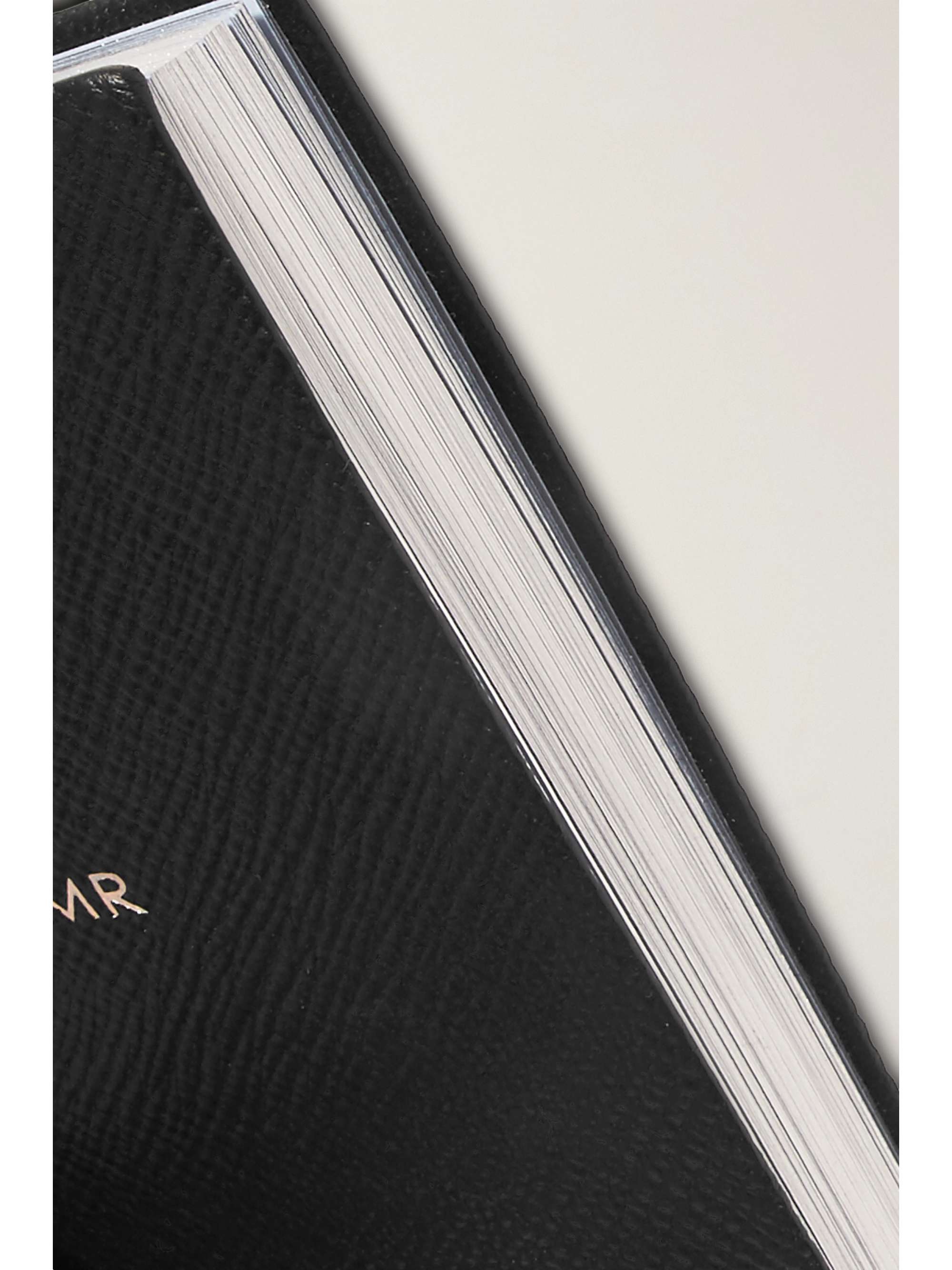 SMYTHSON Set of two Panama Wedding and Honeymoon Planner textured-leather notebooks