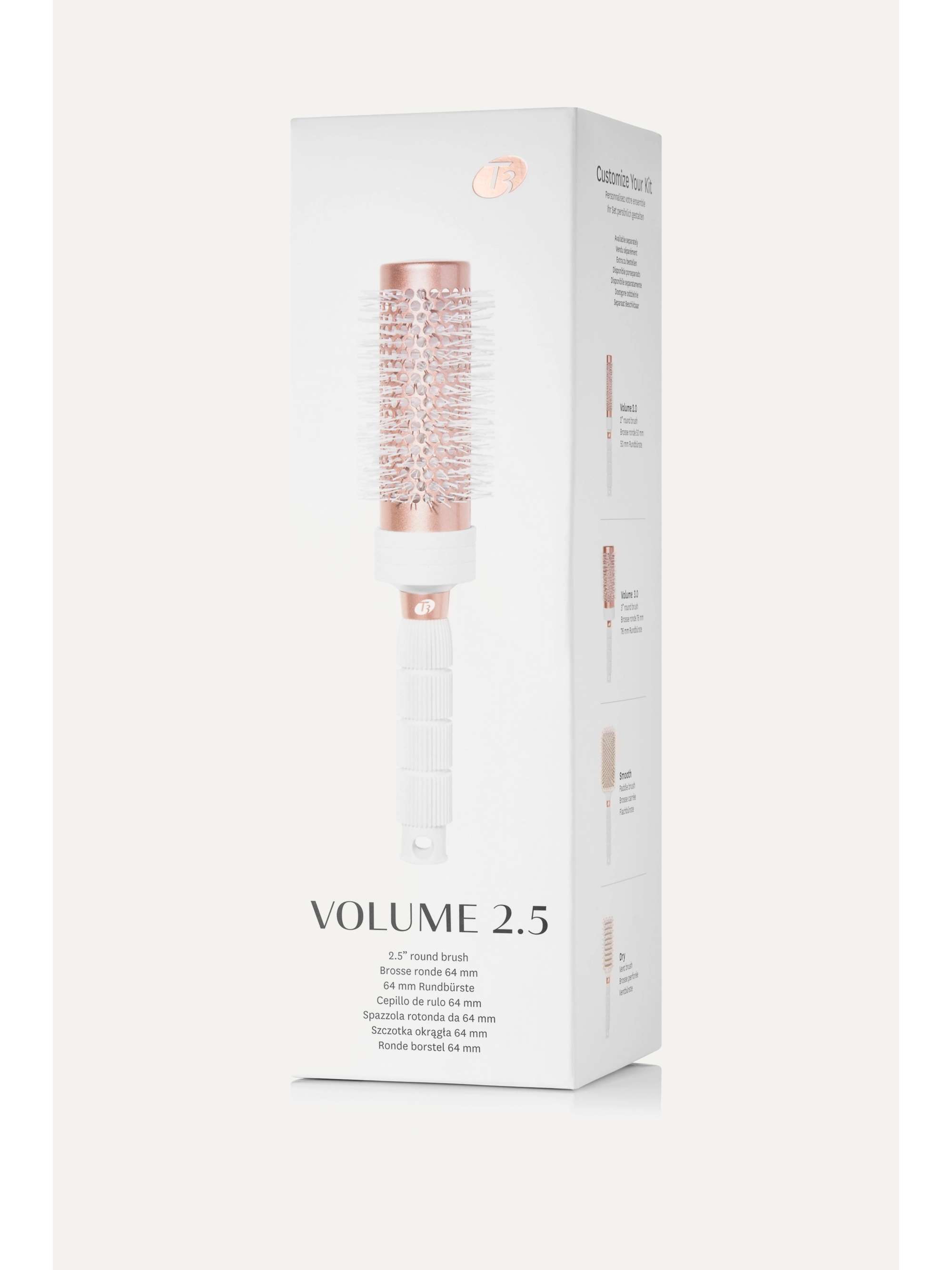 T3 Volume 2.5 Round Professional Ceramic-Coated Brush