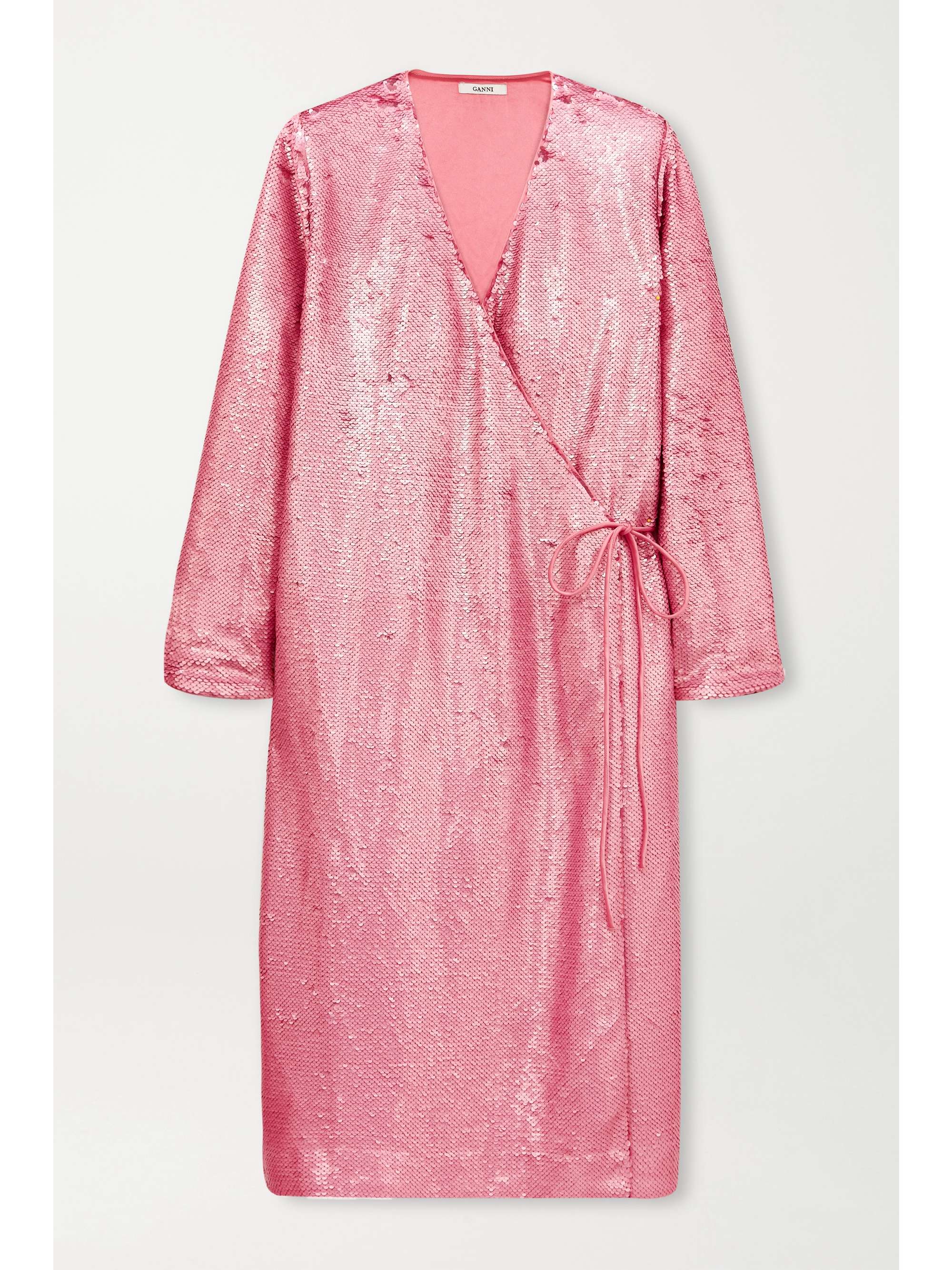 ganni sonora sequin dress