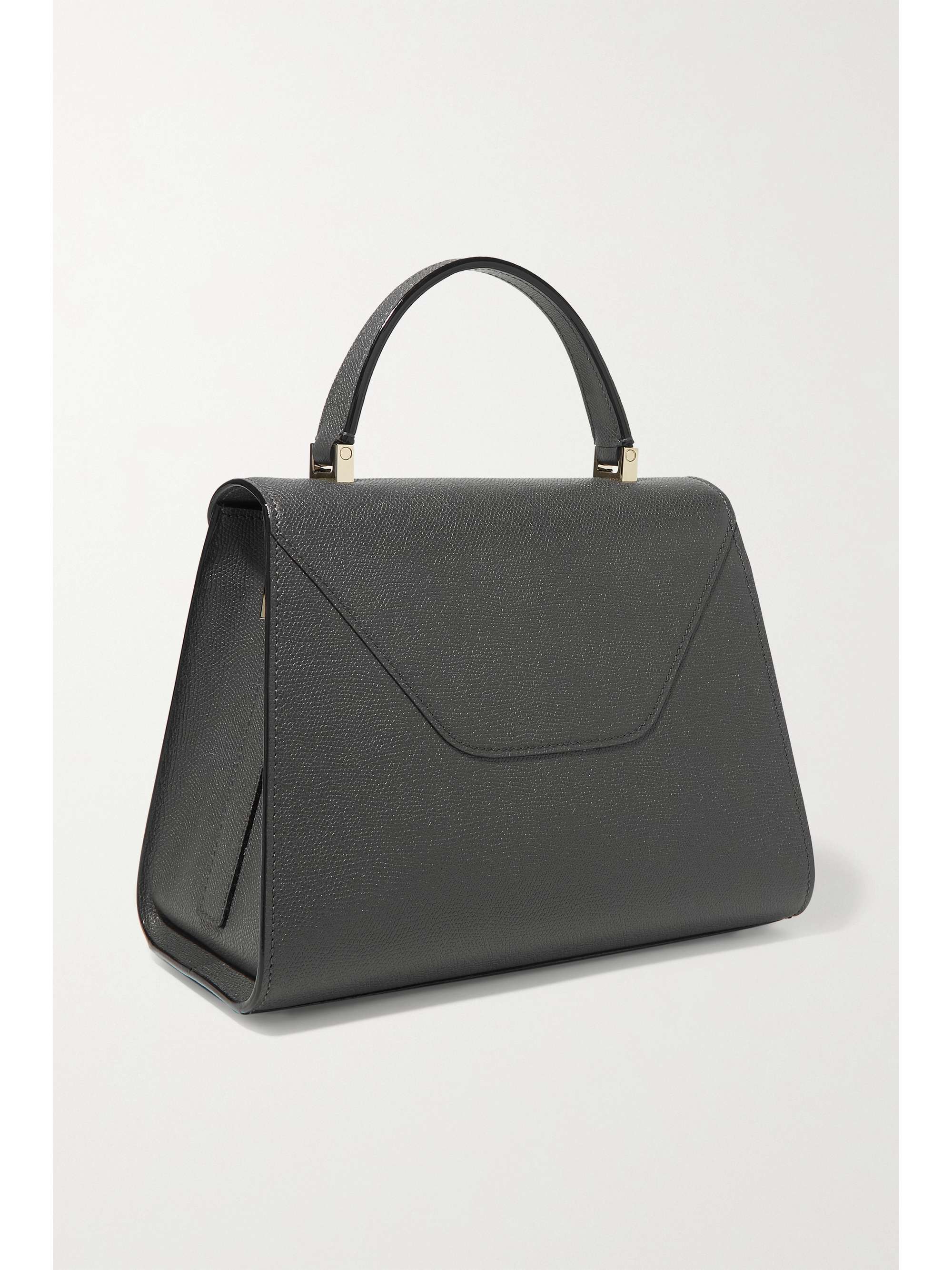VALEXTRA Sac porté épaule en cuir texturé Iside Medium