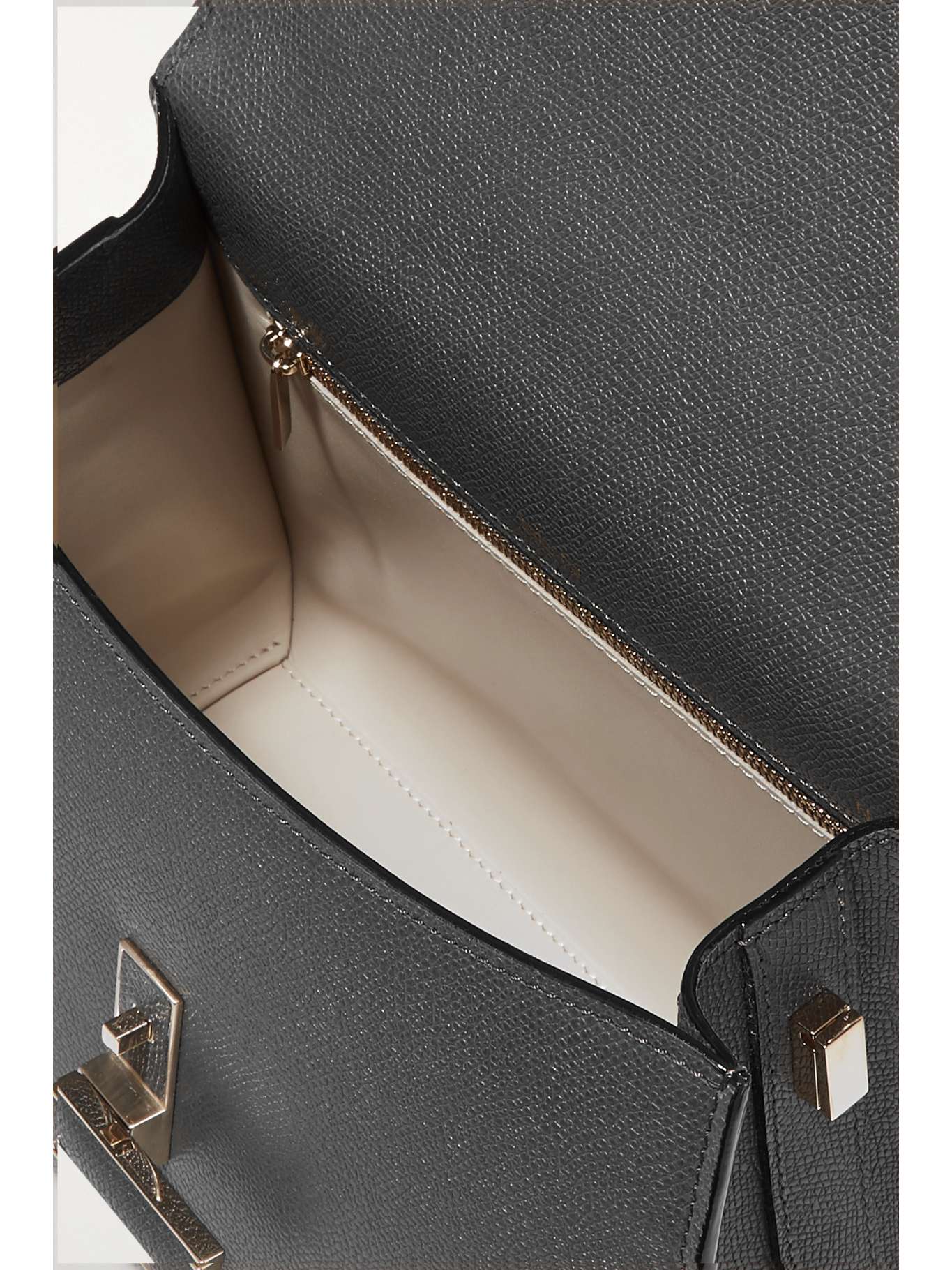 VALEXTRA Iside medium textured-leather shoulder bag | NET-A-PORTER