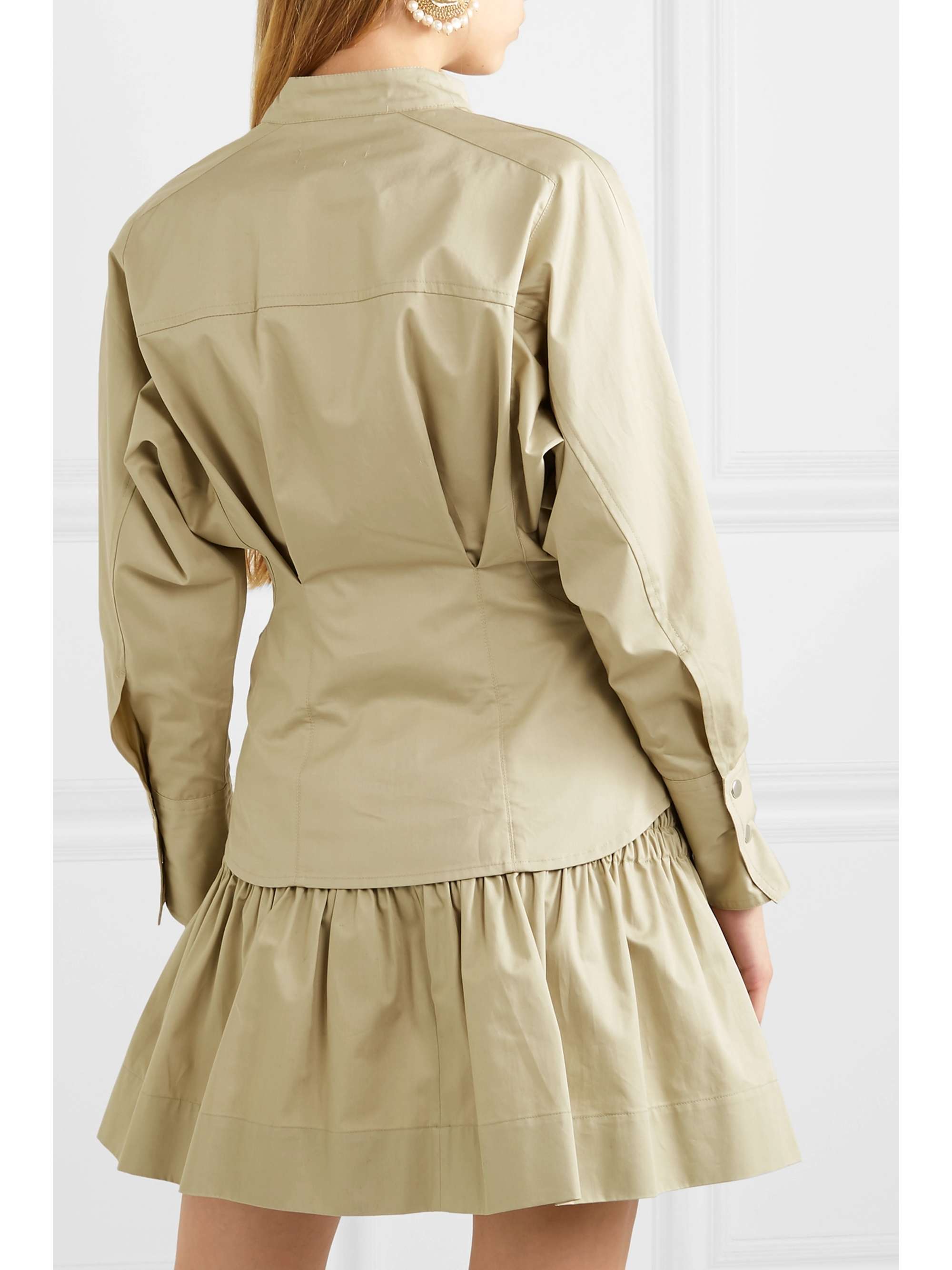 MARANT ÉTOILE Omeo cotton-poplin blouse