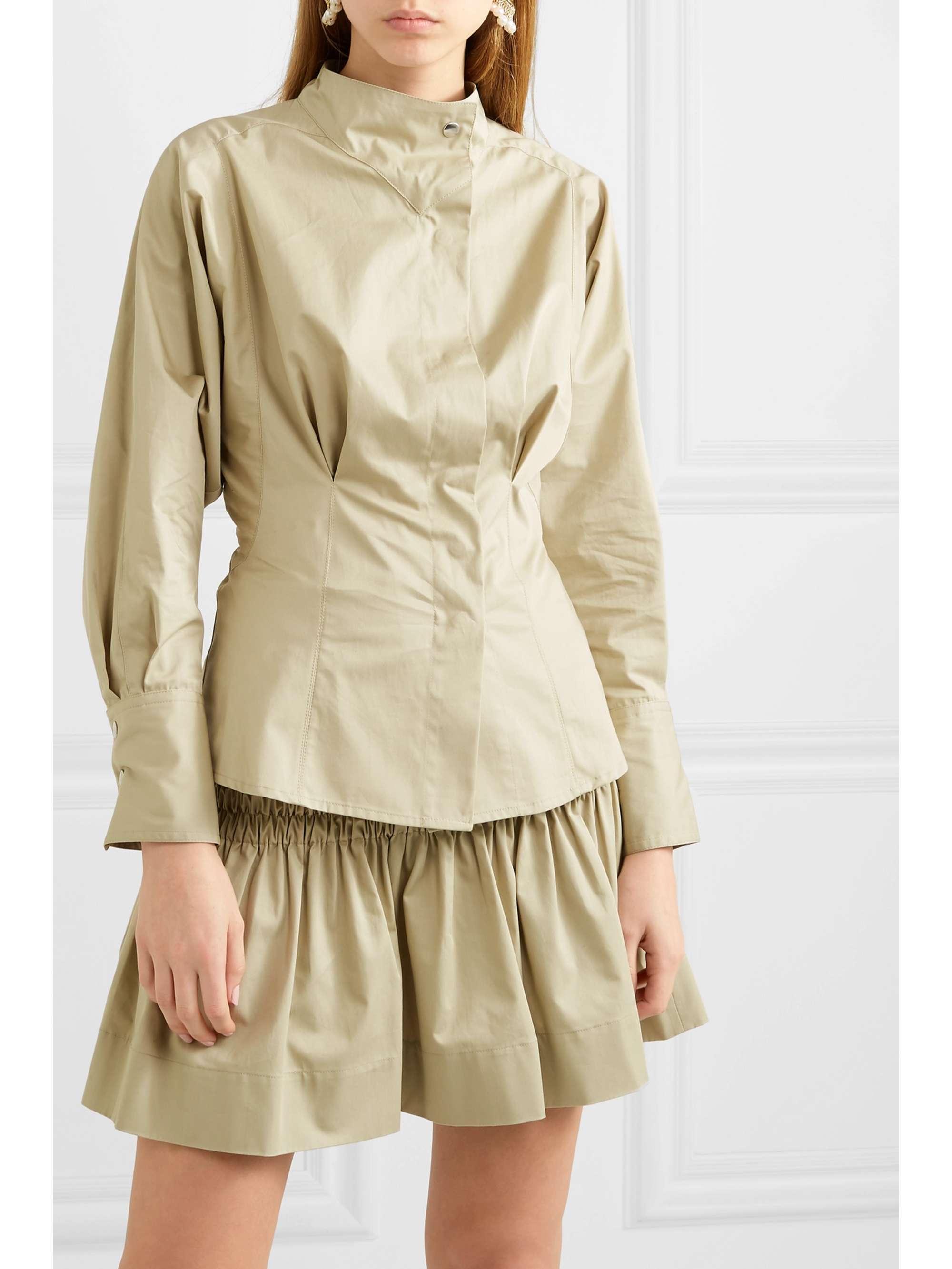 MARANT ÉTOILE Omeo cotton-poplin blouse