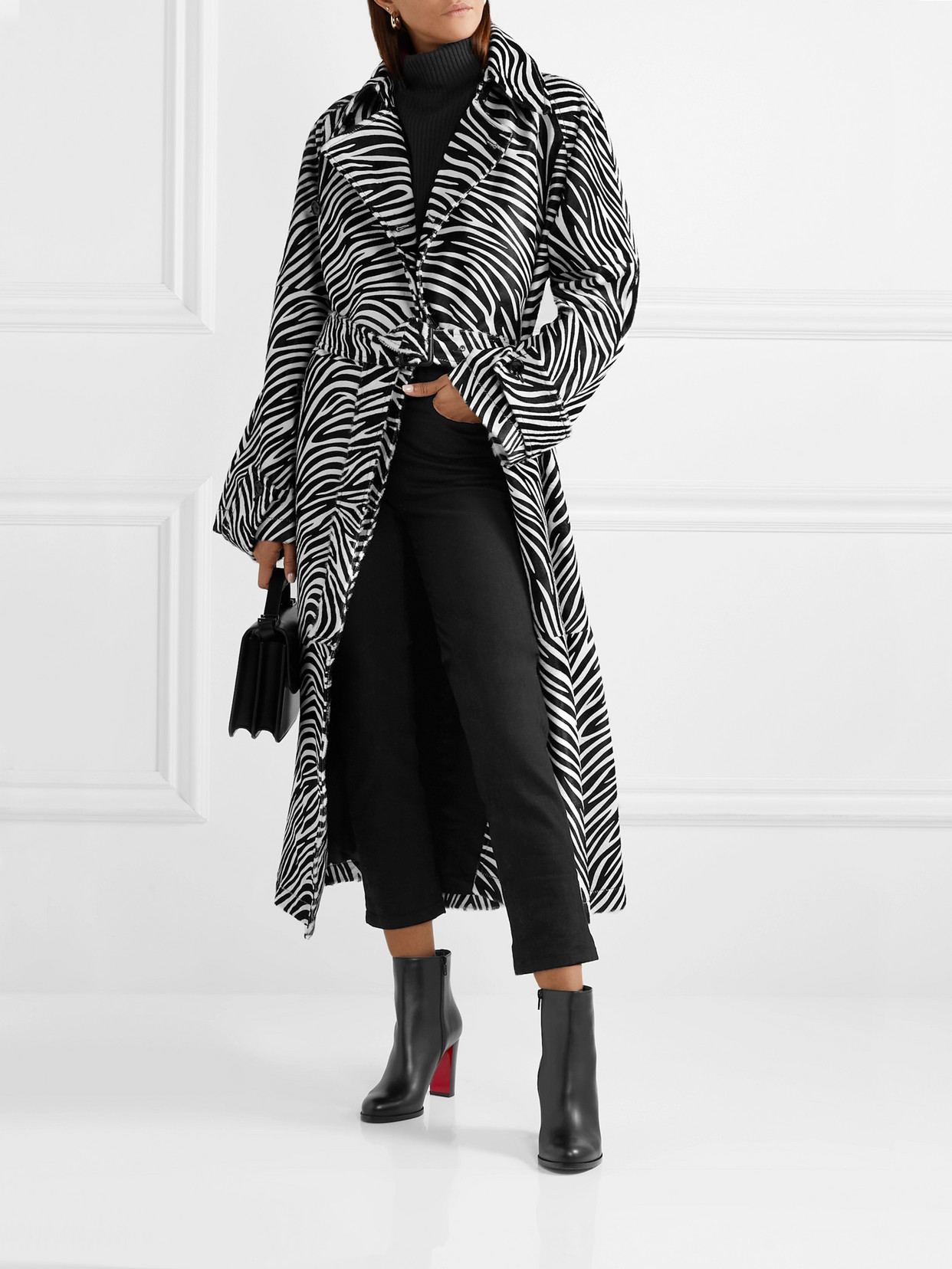 CHRISTIAN LOUBOUTIN ADOX 85 LEATHER ANKLE BOOTS