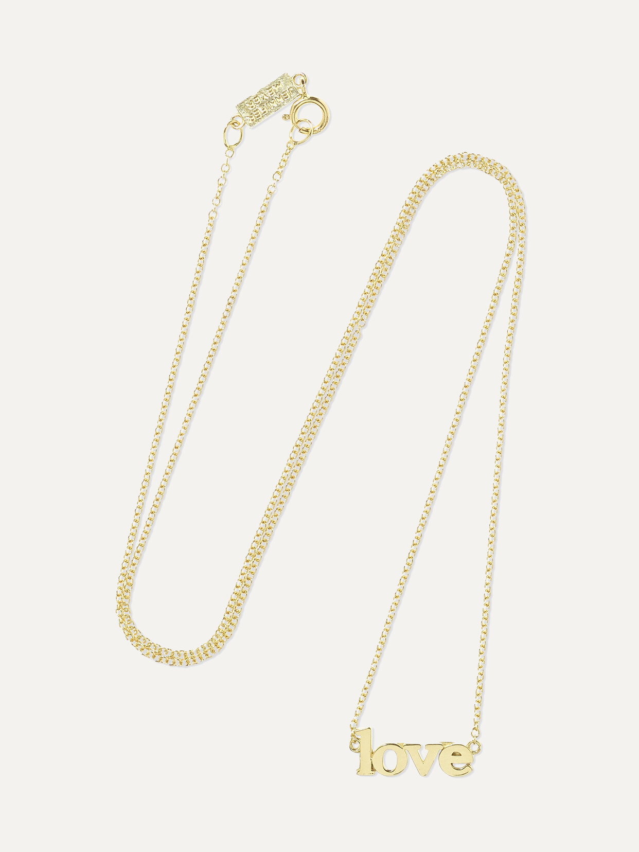 Jennifer Meyer Love 18-karat Gold Necklace