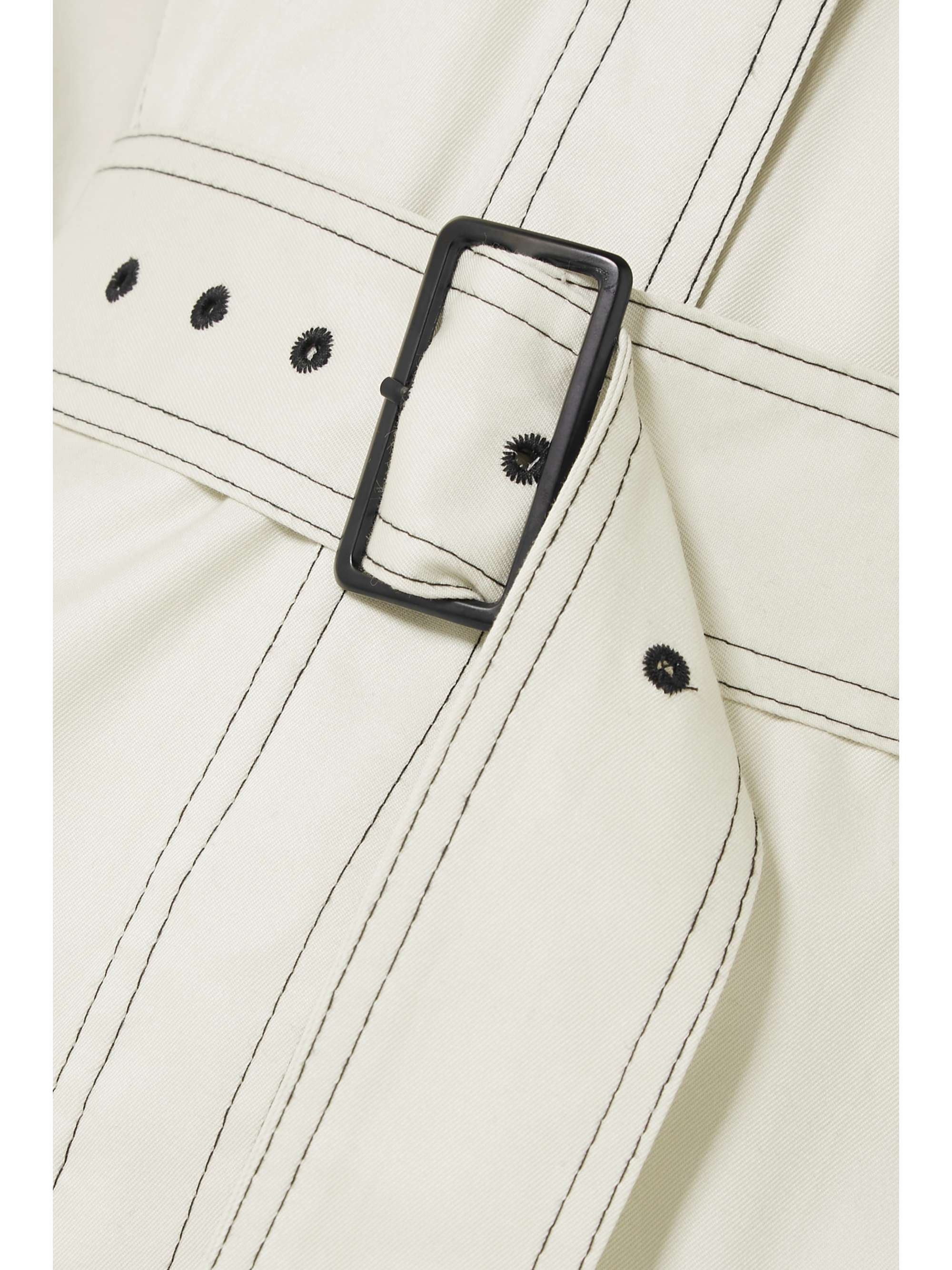 ORSEUND IRIS Workwear belted cotton-gabardine jumpsuit