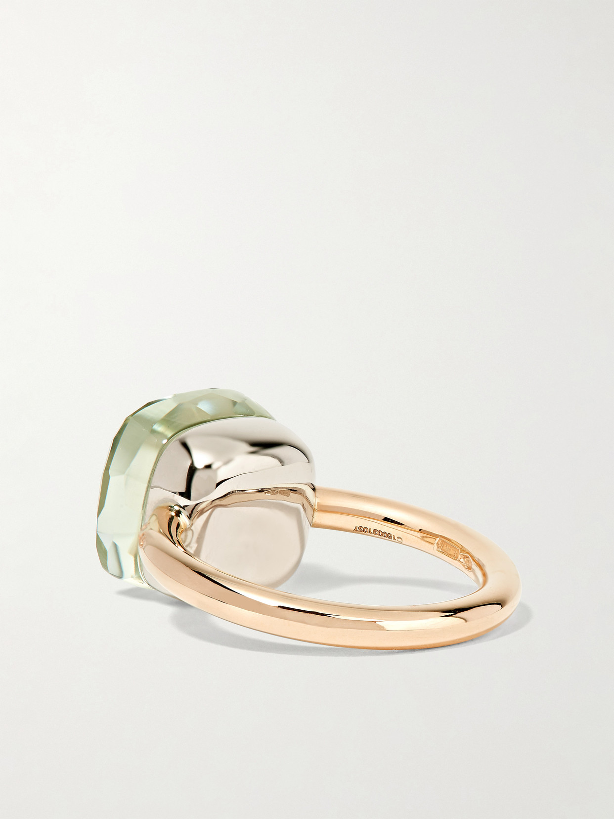 Pomellato Nudo Maxi 18-karat Rose Gold Prasiolite Ring In Rose Gold