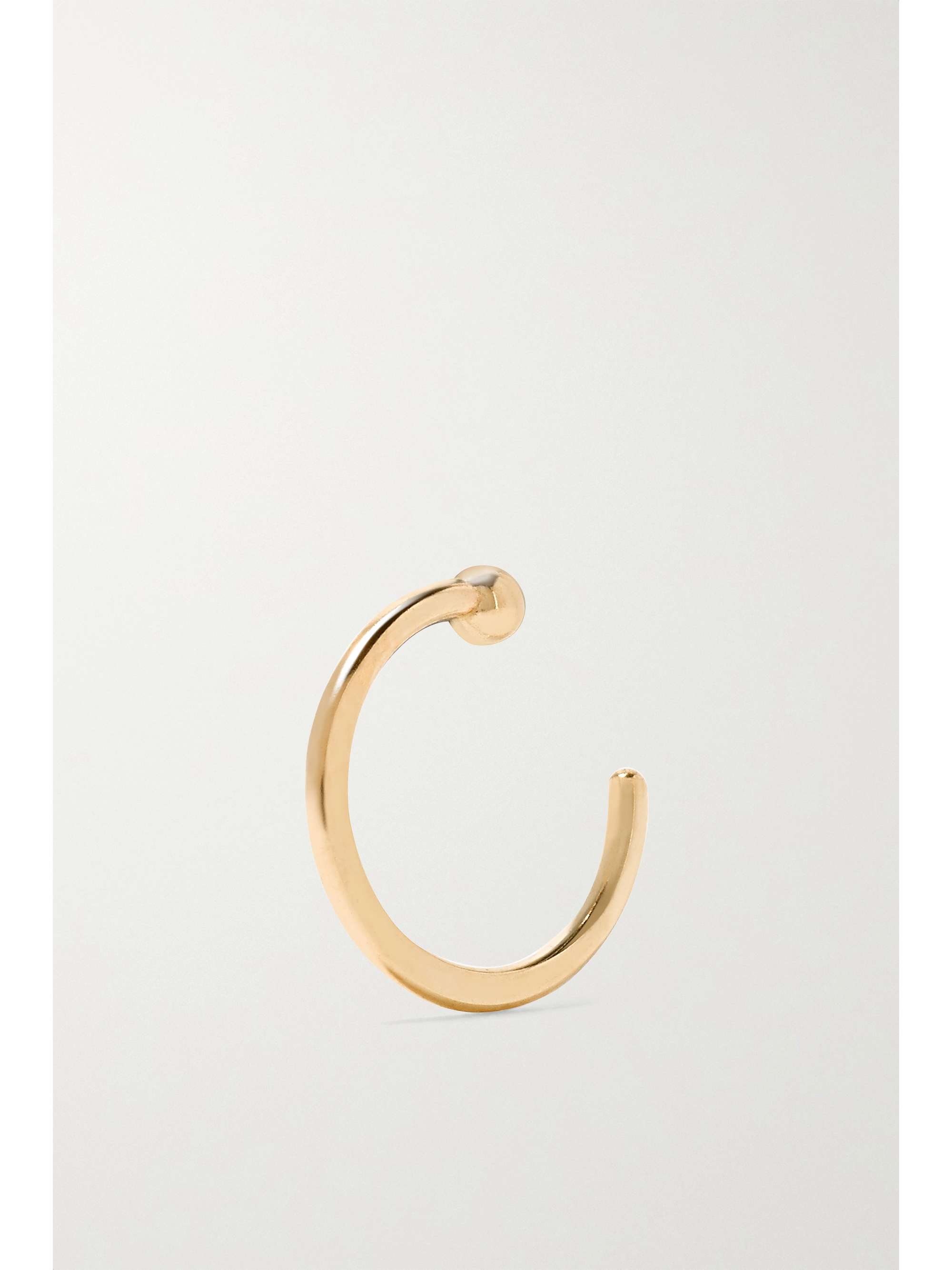 MELISSA JOY MANNING 14-karat gold hoop earrings
