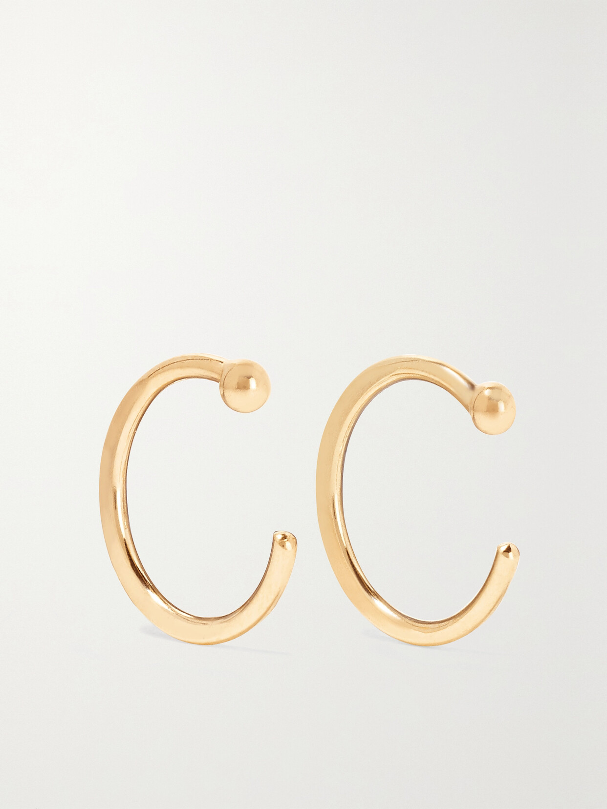 アクセサリー MELISSA JOY MANNING 14K hoop earrings Melissa Joy Manning 14-karat Gold Hoop Earrings | ModeSens