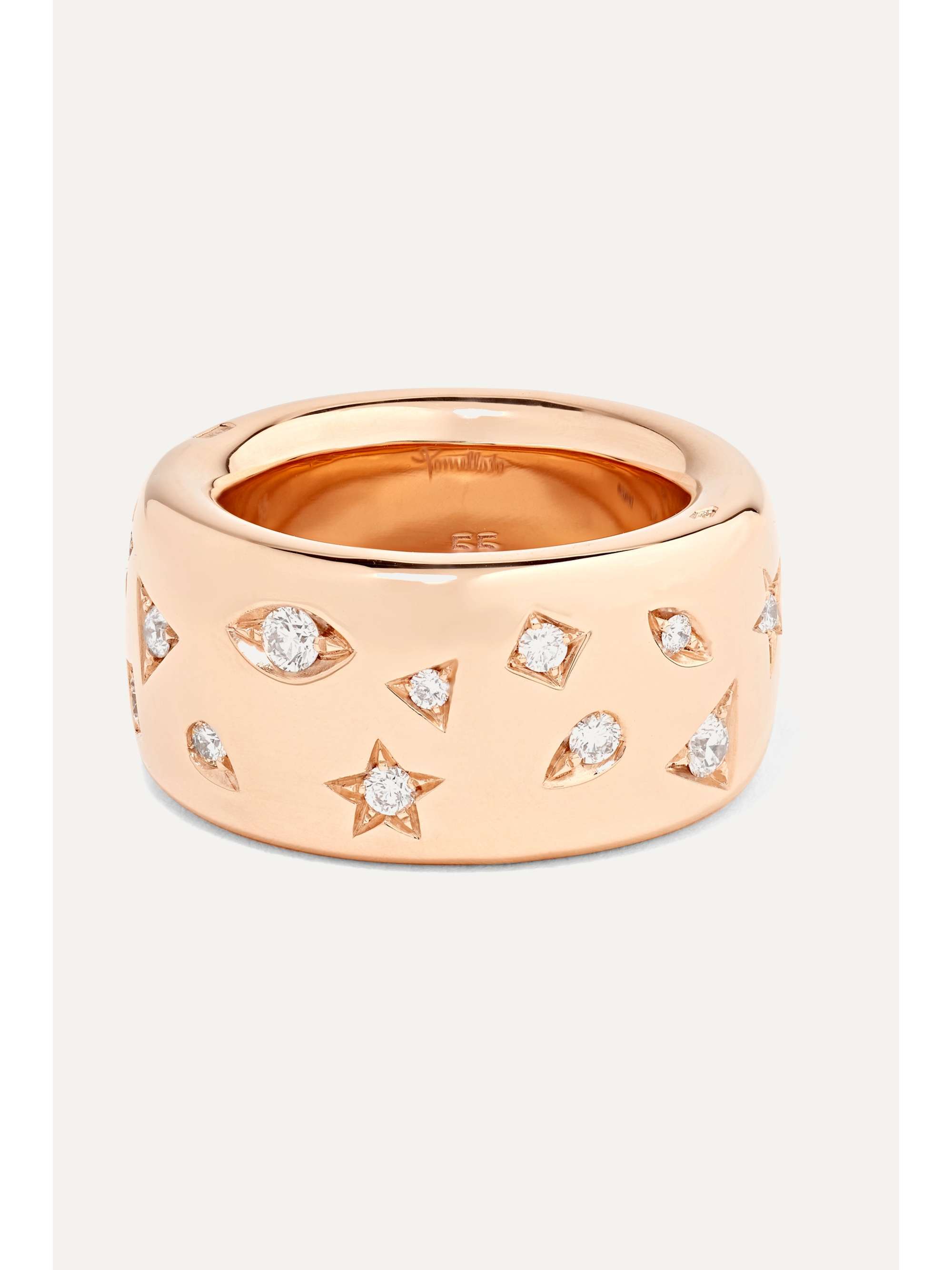 POMELLATO 18-karat rose gold diamond ring