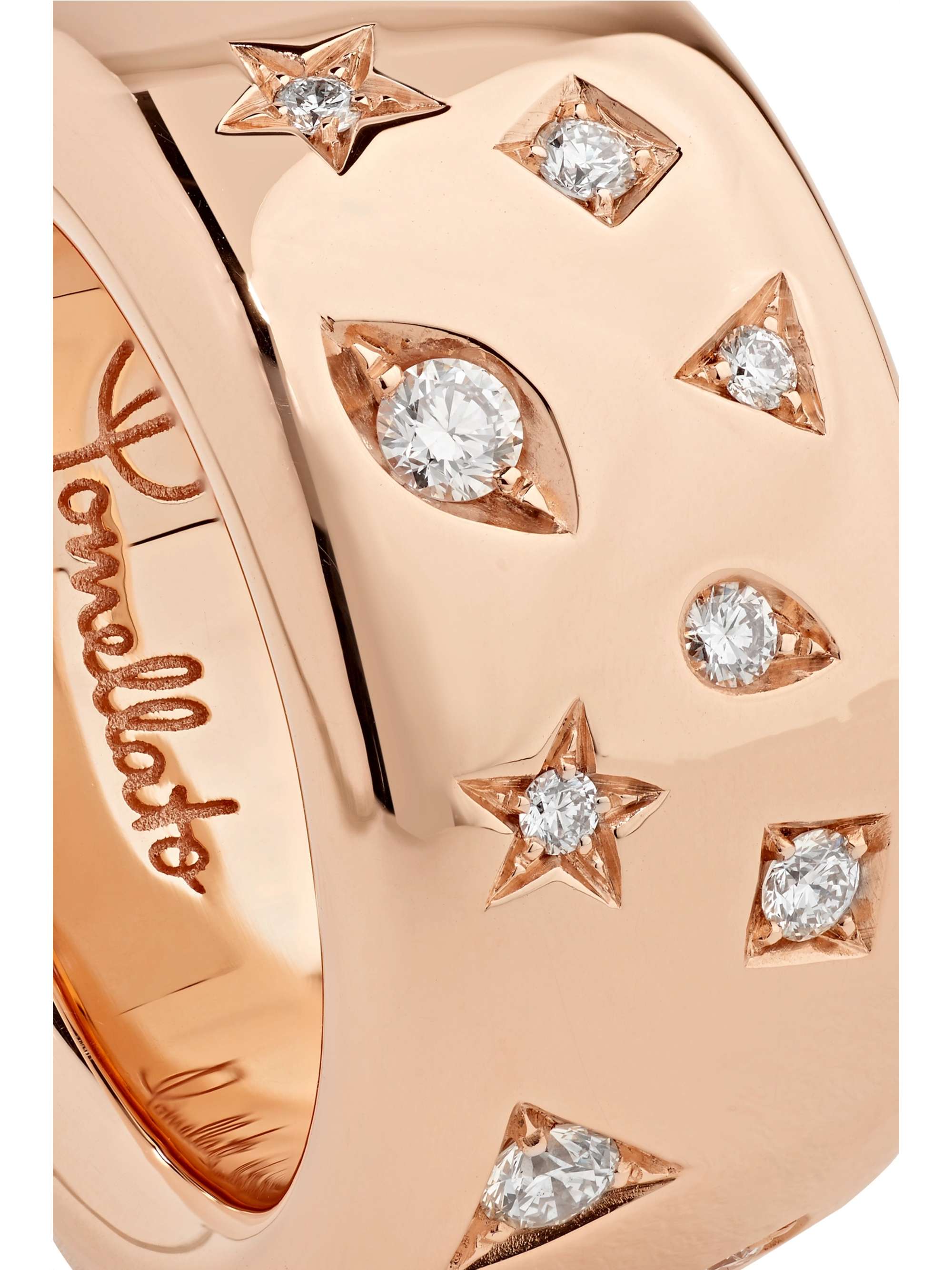POMELLATO 18-karat rose gold diamond ring