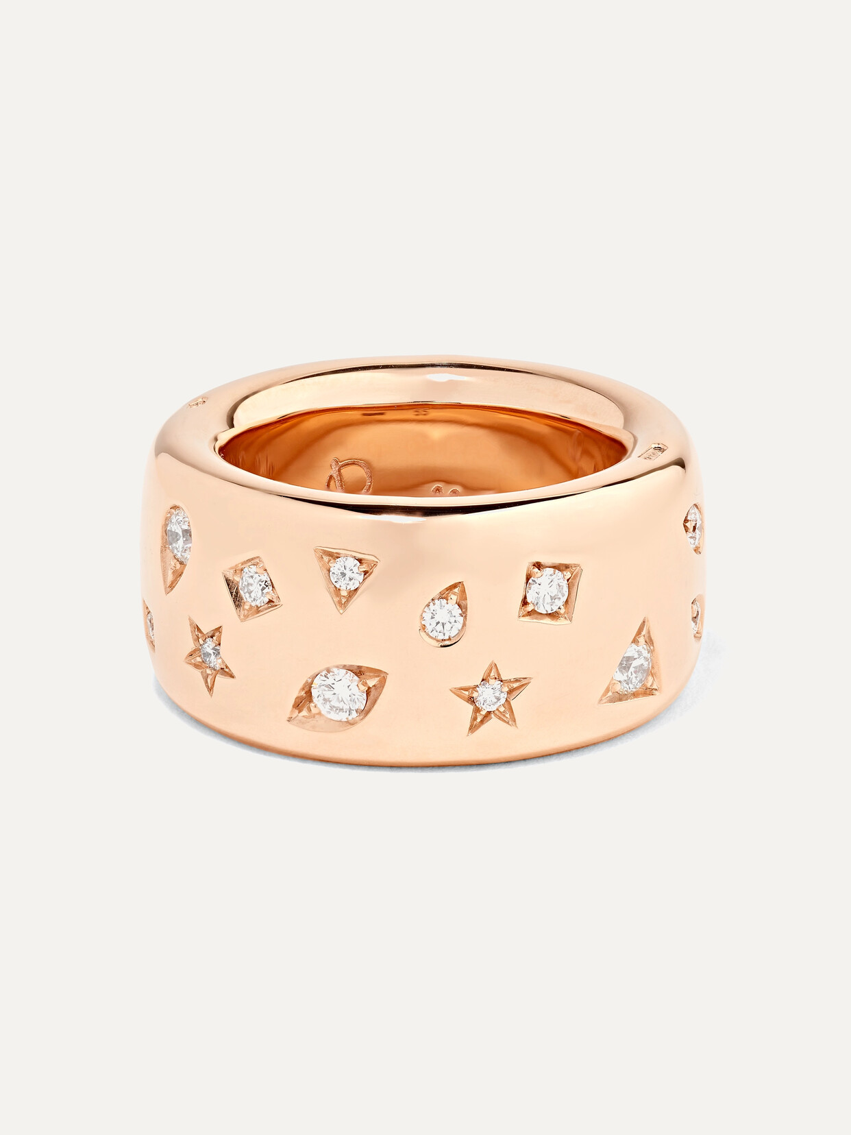 Pomellato 18-karat Rose Gold Diamond Ring