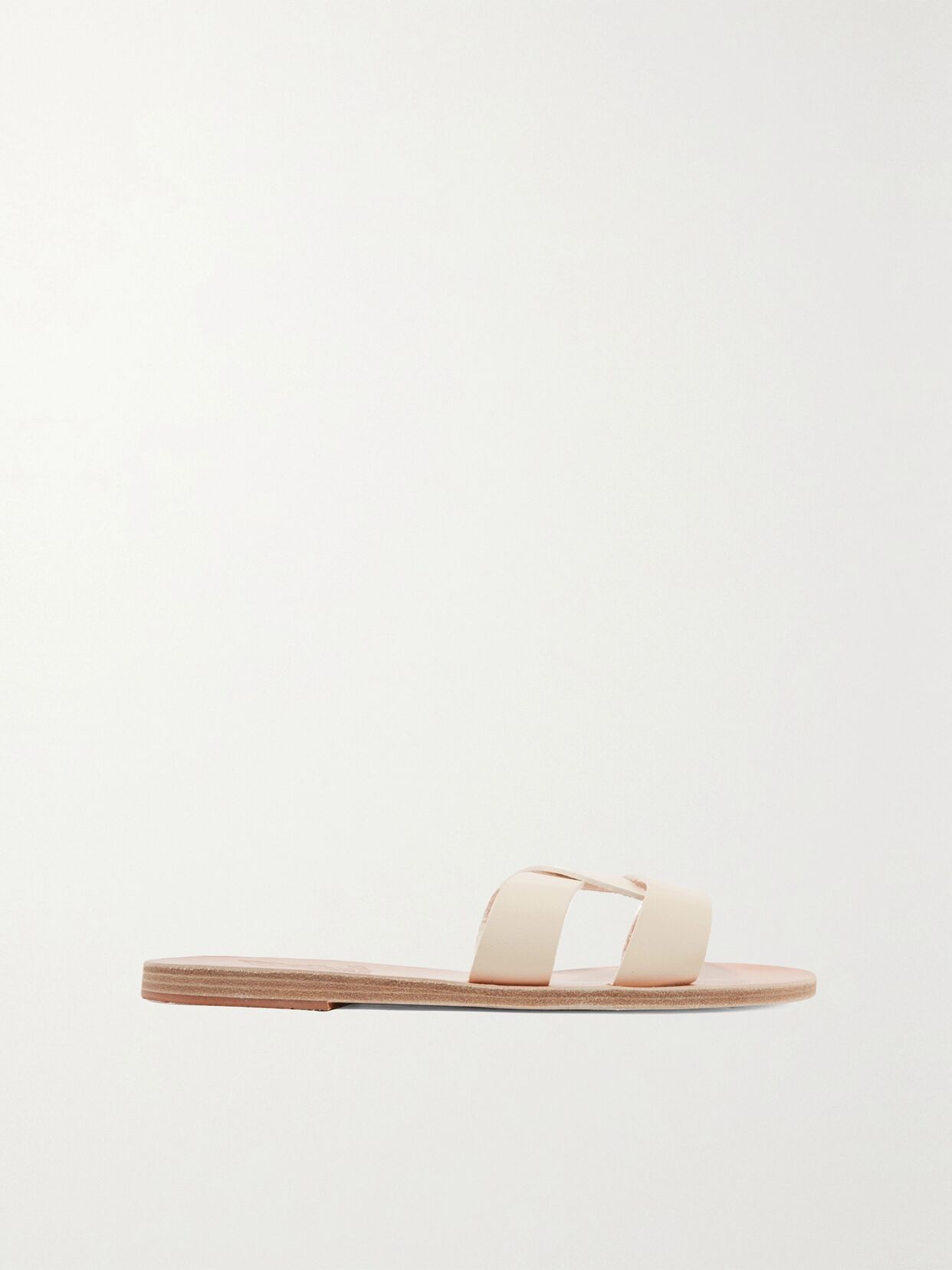 Desmos cutout leather slides
