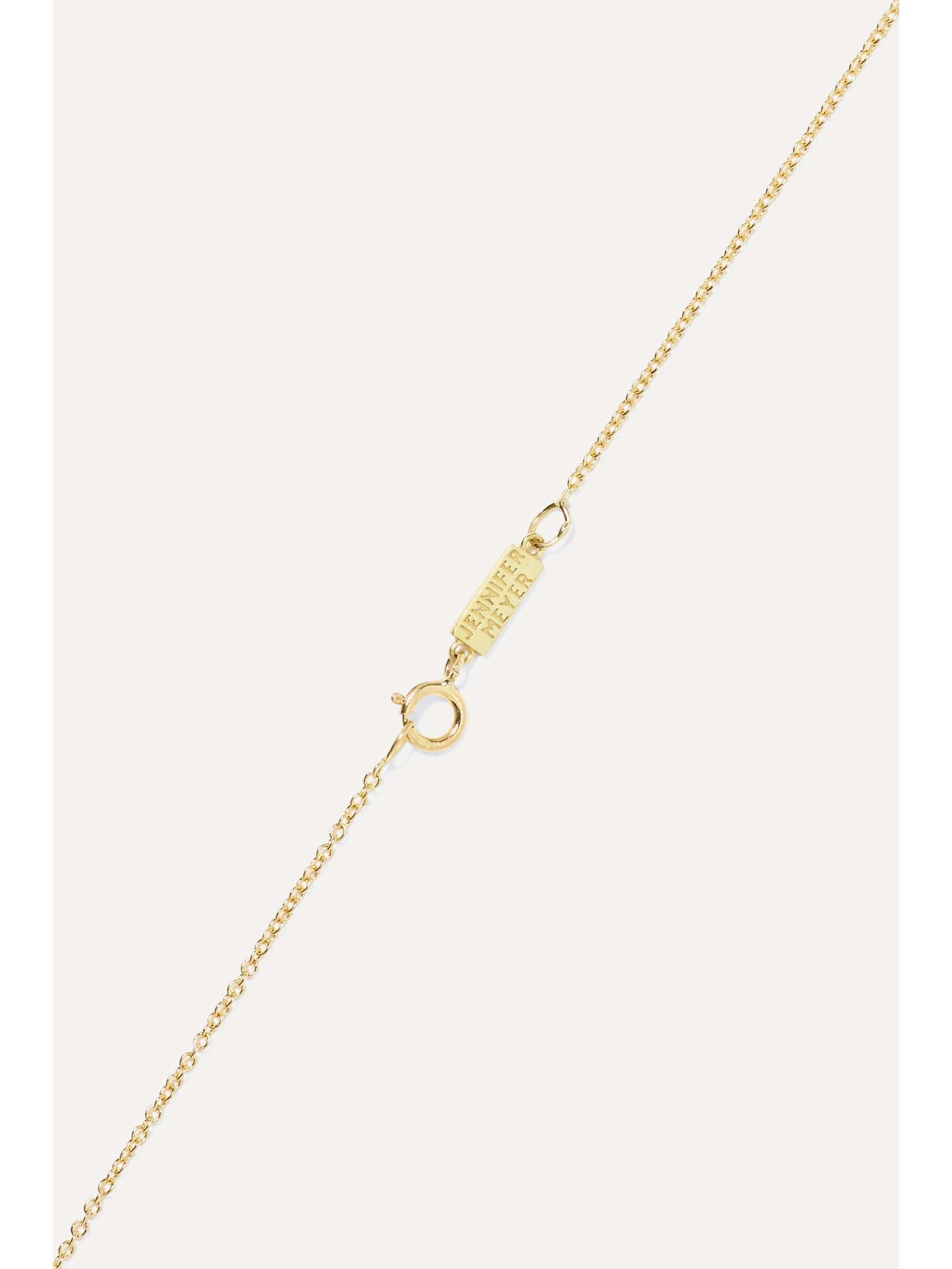 JENNIFER MEYER Open Circle 18-karat gold necklace