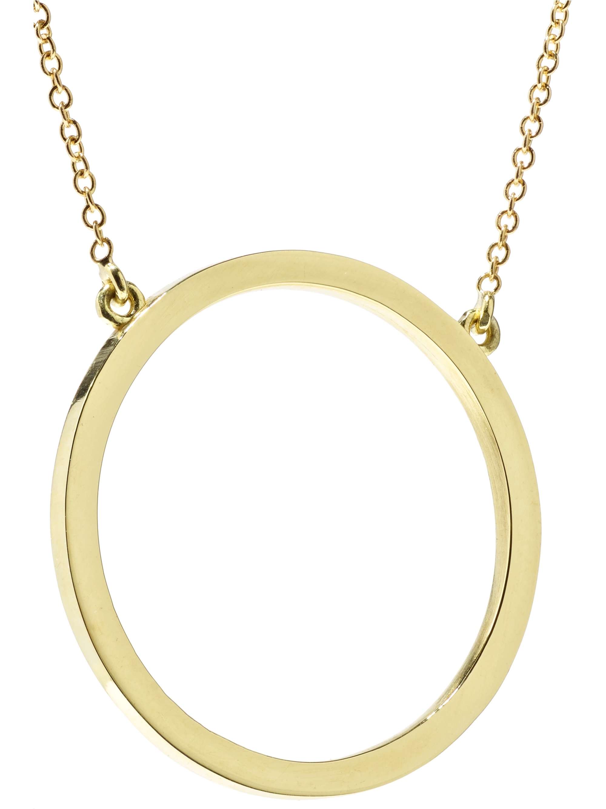 JENNIFER MEYER Open Circle 18-karat gold necklace