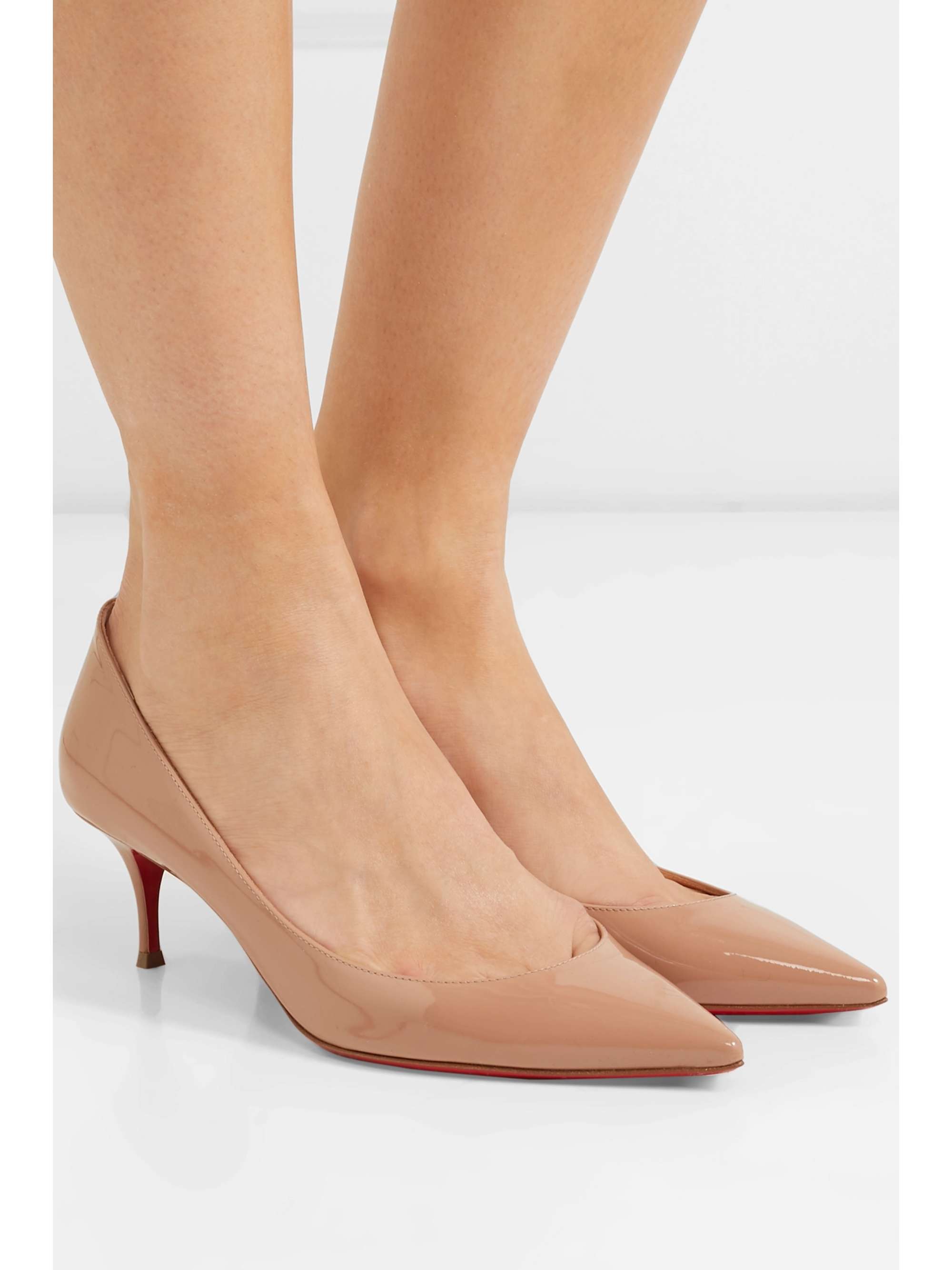 Baby pink Pigalle 55 patent-leather | CHRISTIAN LOUBOUTIN | NET-A-PORTER