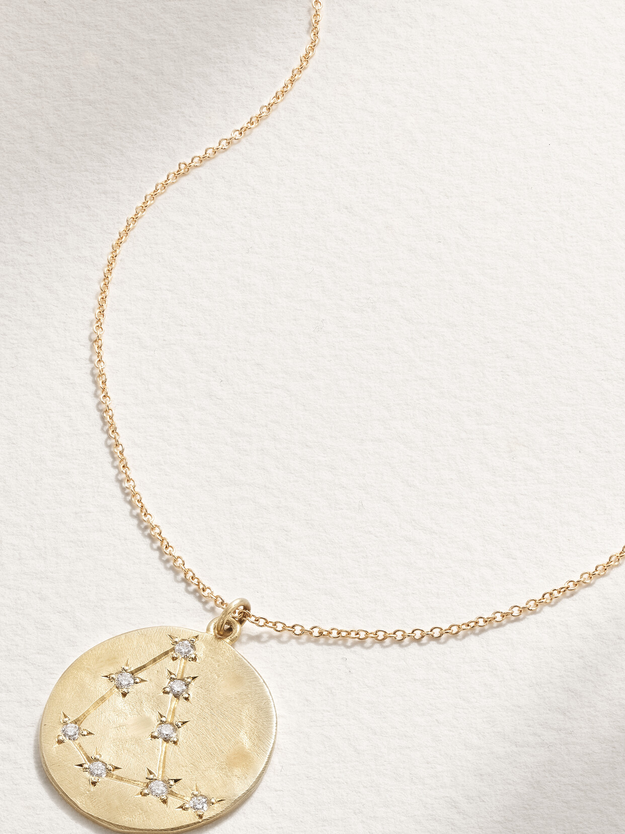 Capricorn best sale diamond necklace