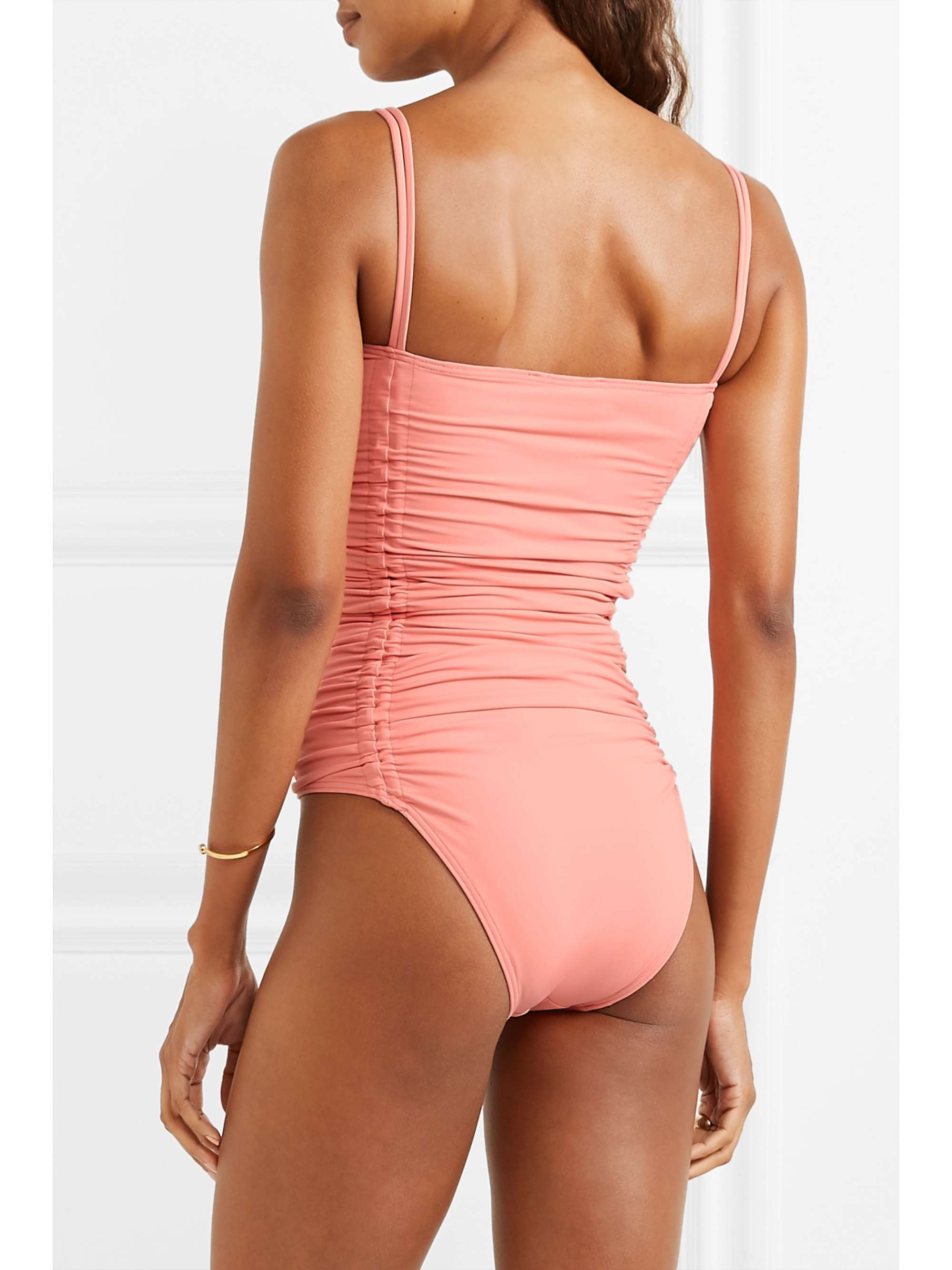 THREE GRACES LONDON Helena ruched swimsuit