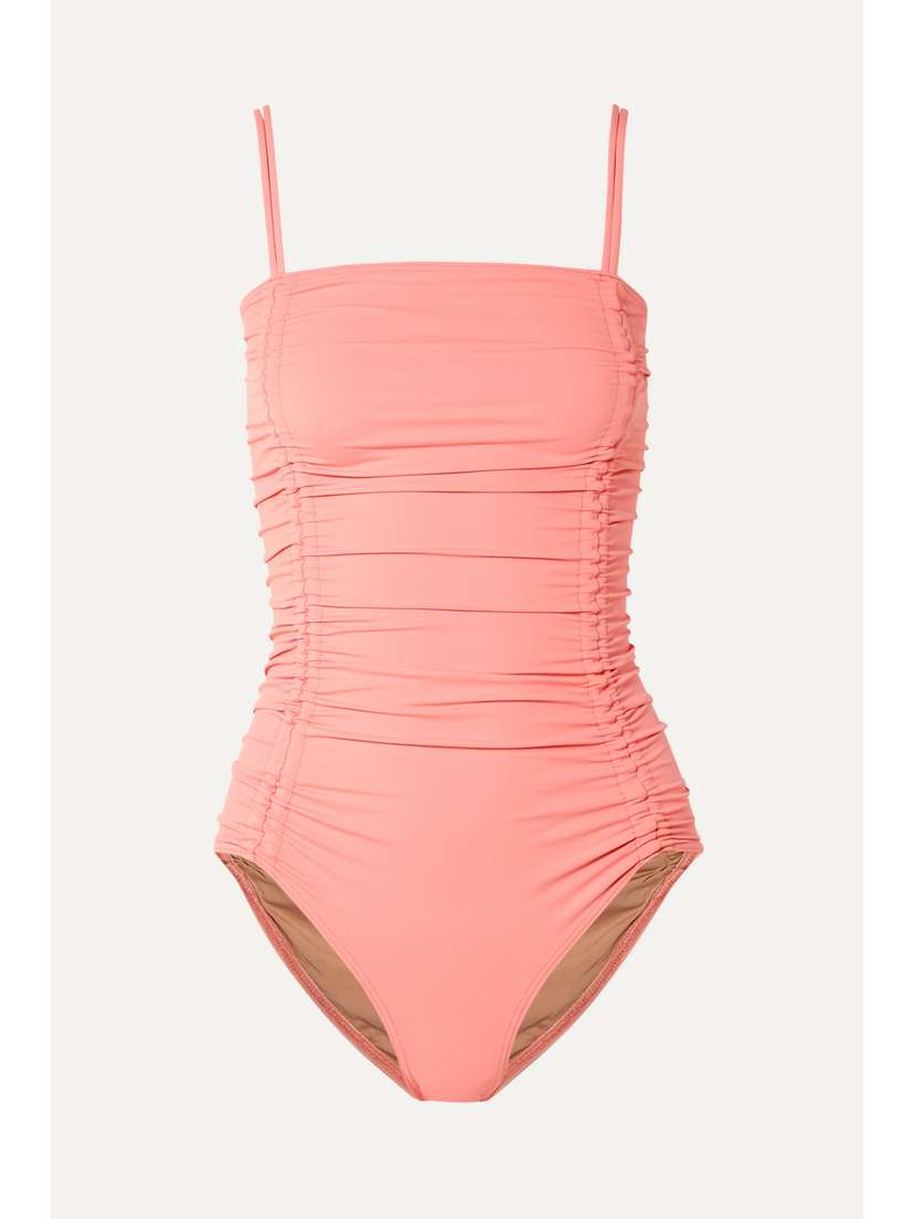 Three Graces London Helena Ruched Swimsuit