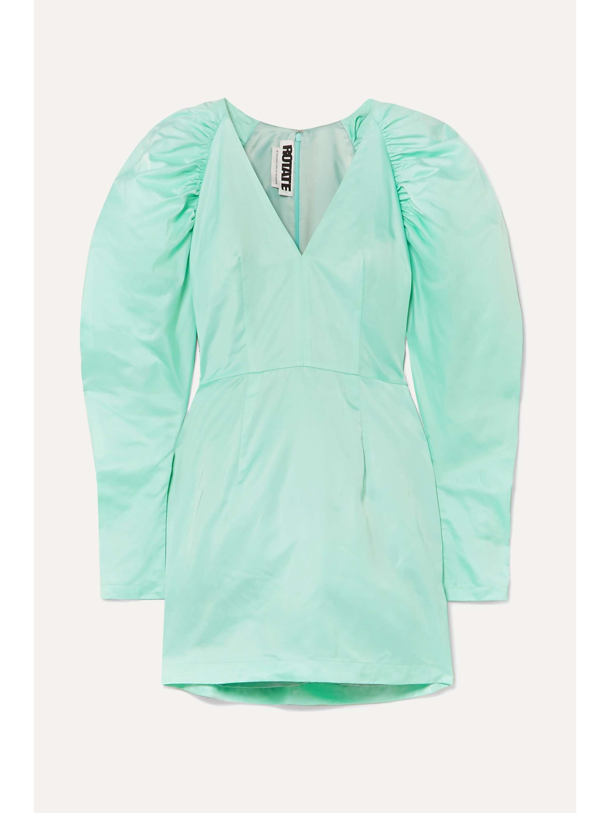rotate satin mini dress