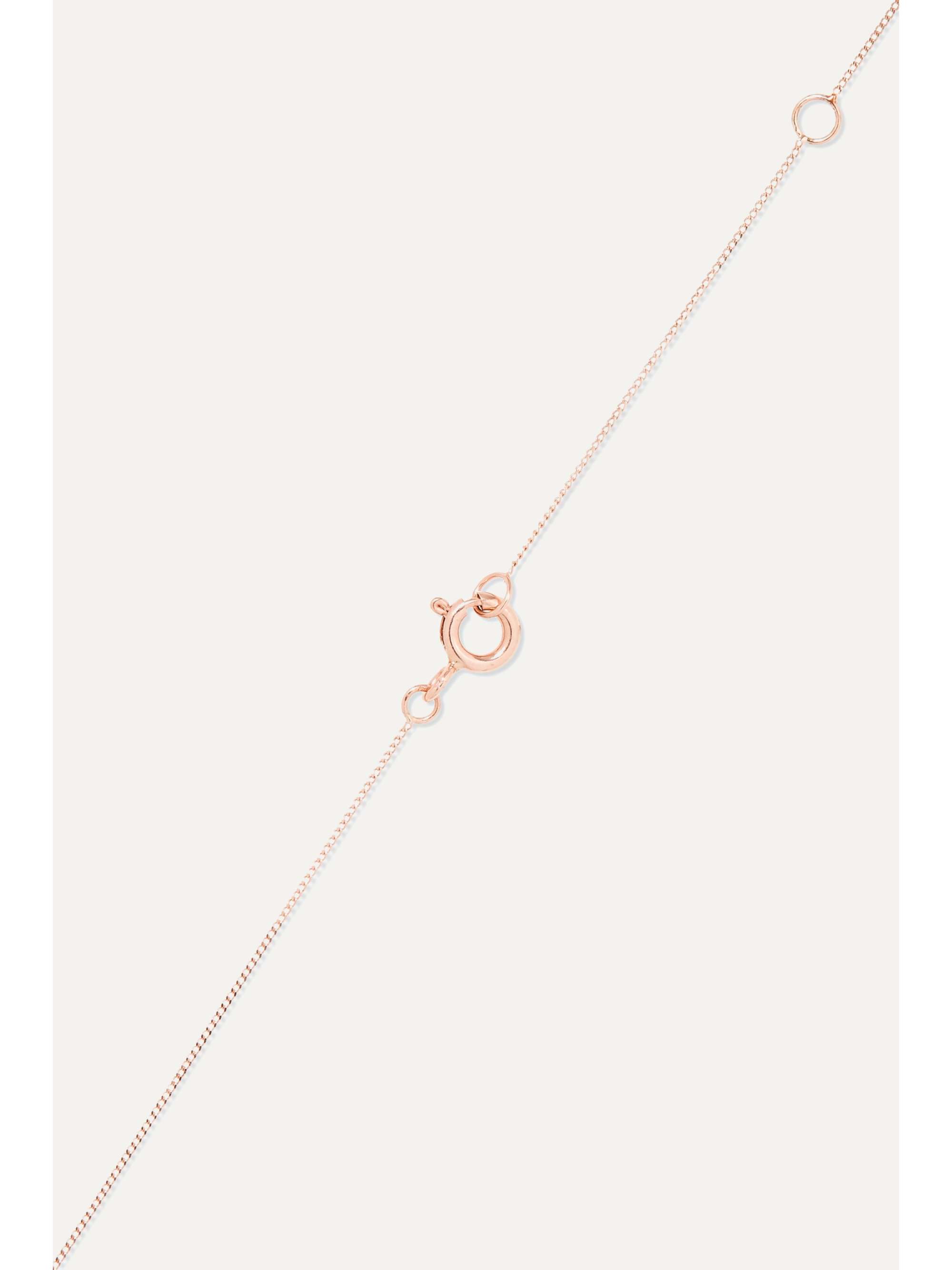 PASCALE MONVOISIN Collier en or 9 carats, lapis-lazuli et corail synthétique Cauri N°2