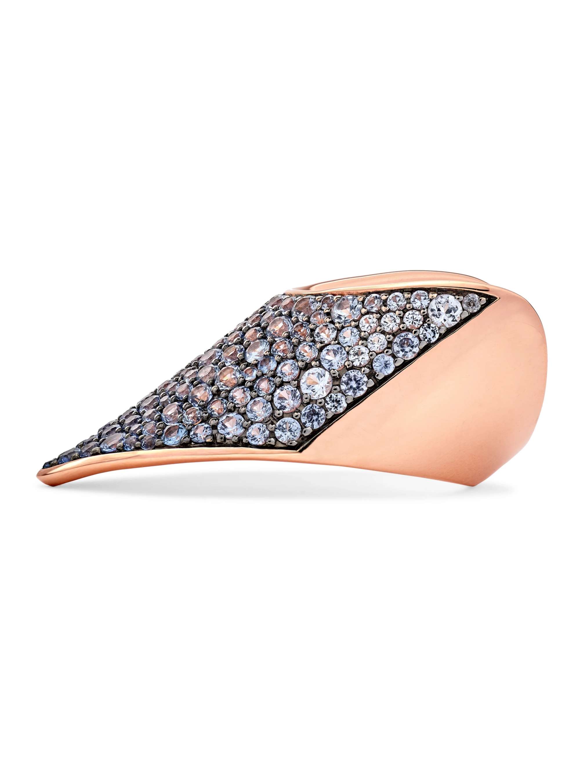 DIANE KORDAS Ring aus 18 Karat Roségold mit Diamanten