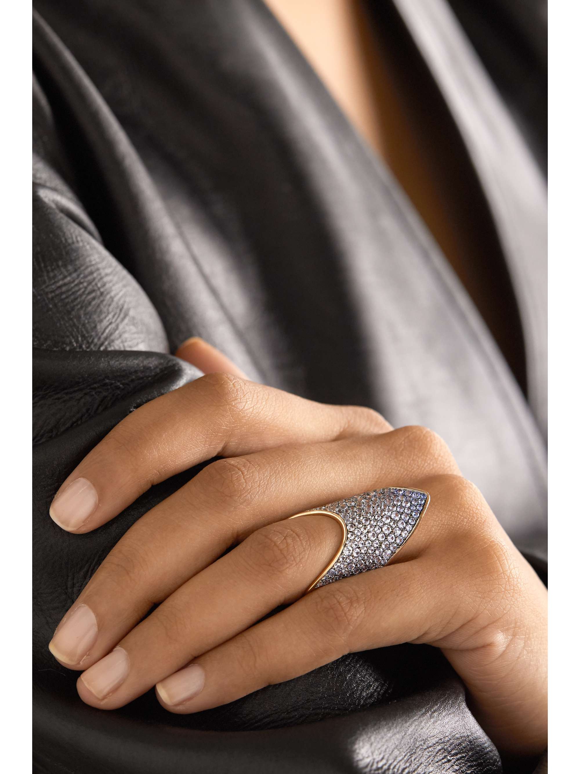 DIANE KORDAS Ring aus 18 Karat Roségold mit Diamanten