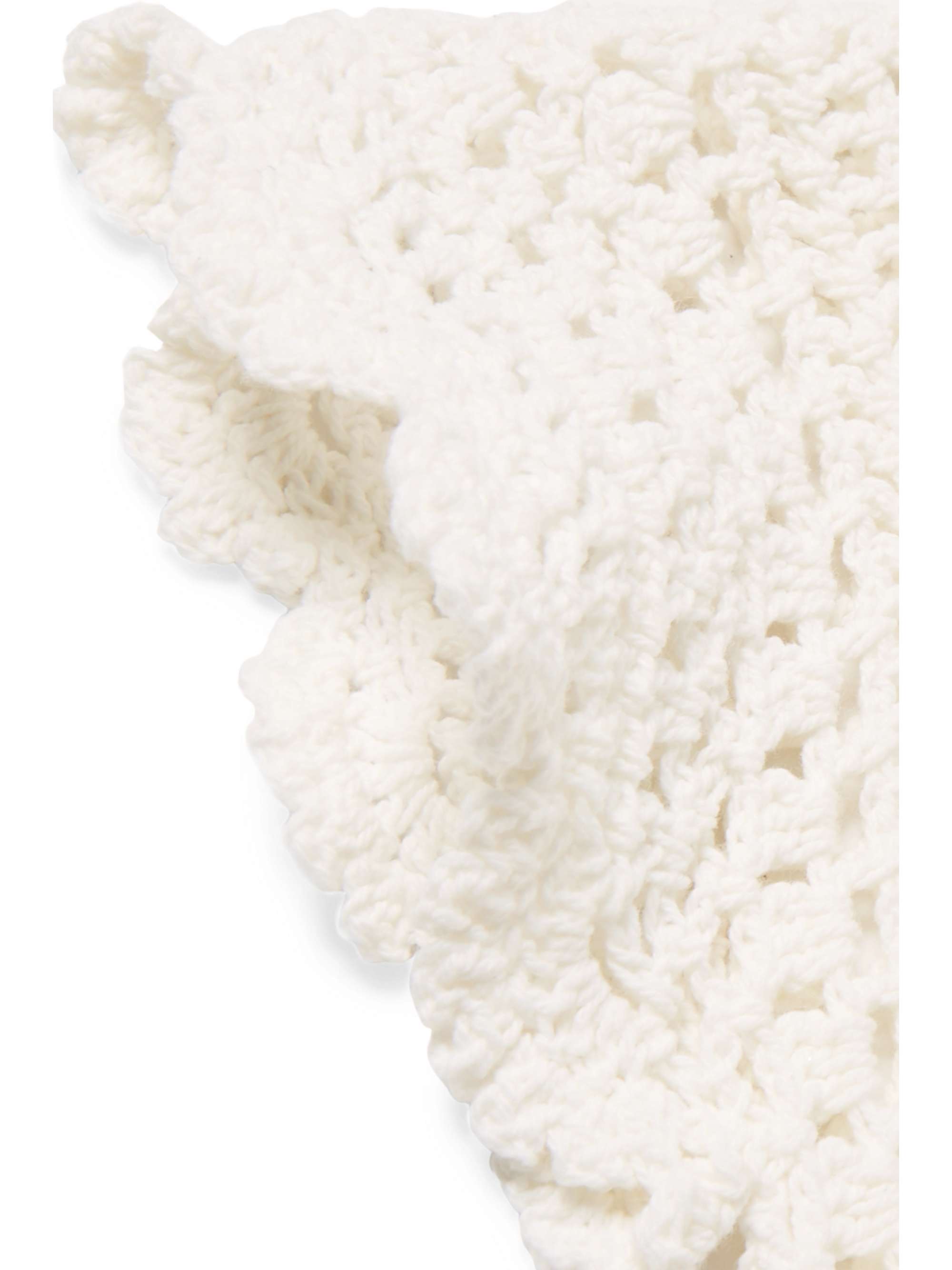 INNIKA CHOO KIDS Crocheted cotton and ramie top