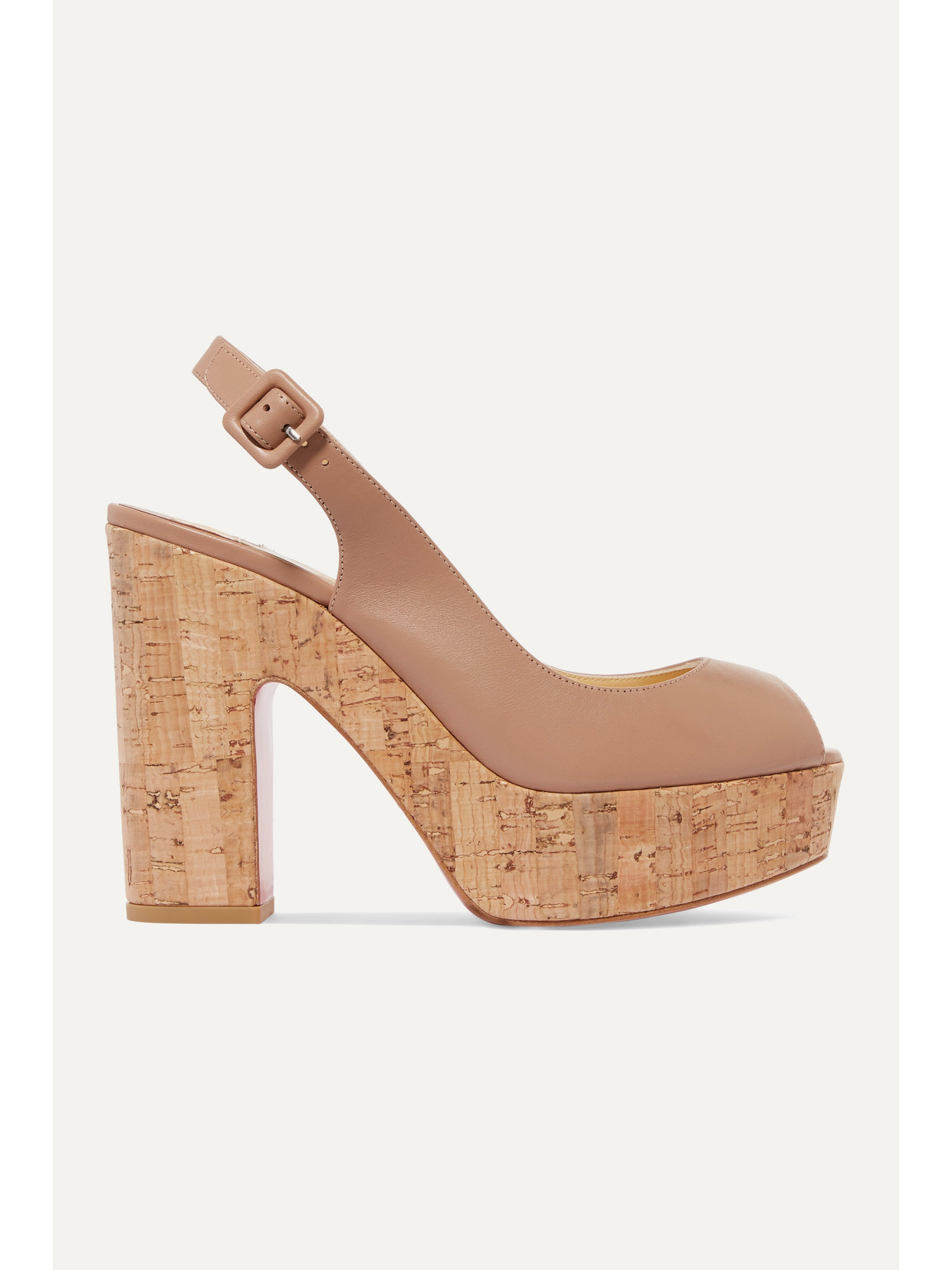 neutral platform sandals