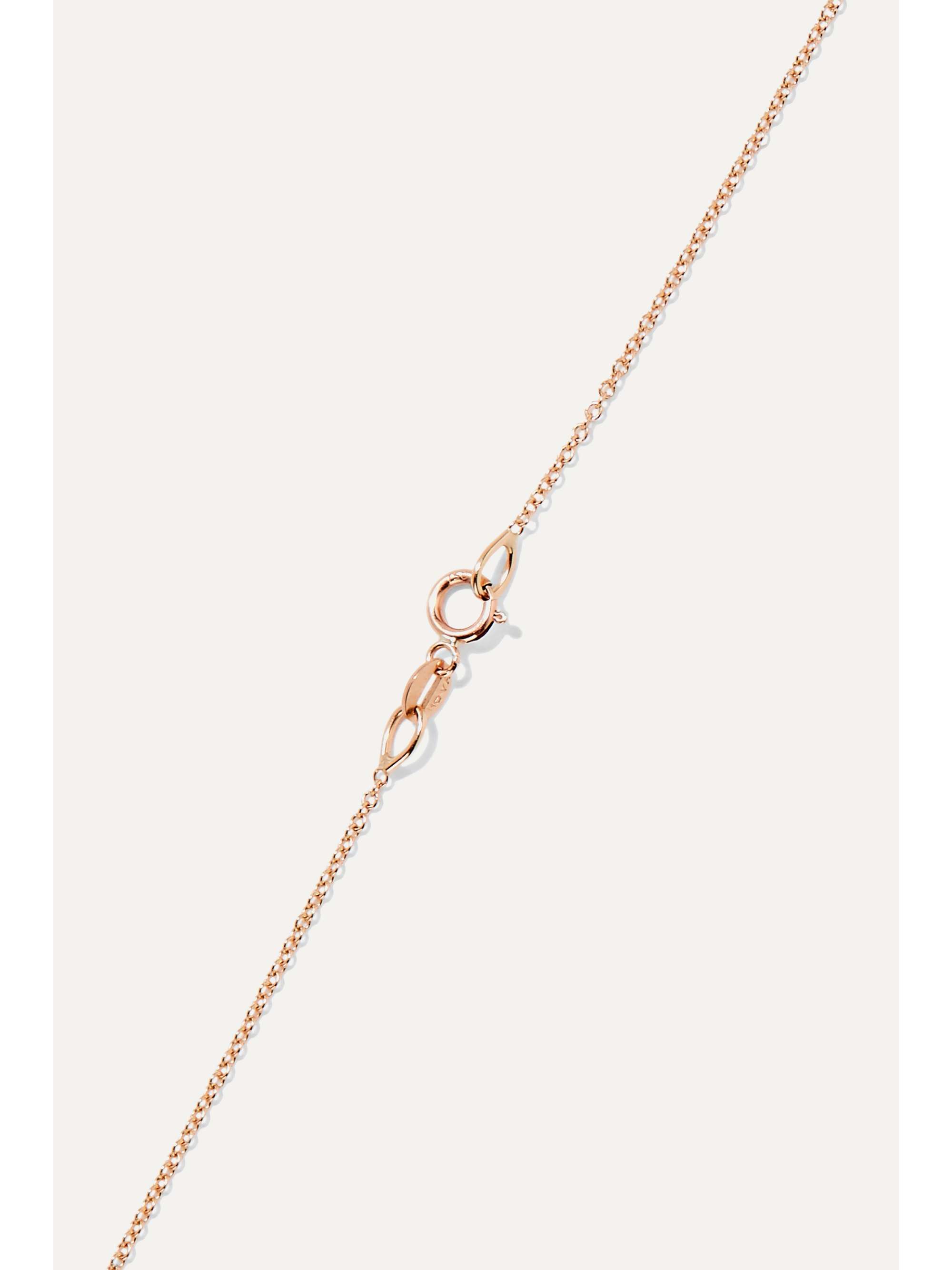 ANDREA FOHRMAN Waning/ Waxing Gibbous Moon 18karat rose gold diamond