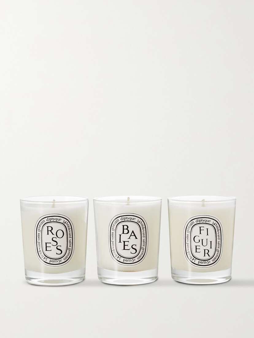 Diptyque Set Of Three Scented Candles, 3 X 70g