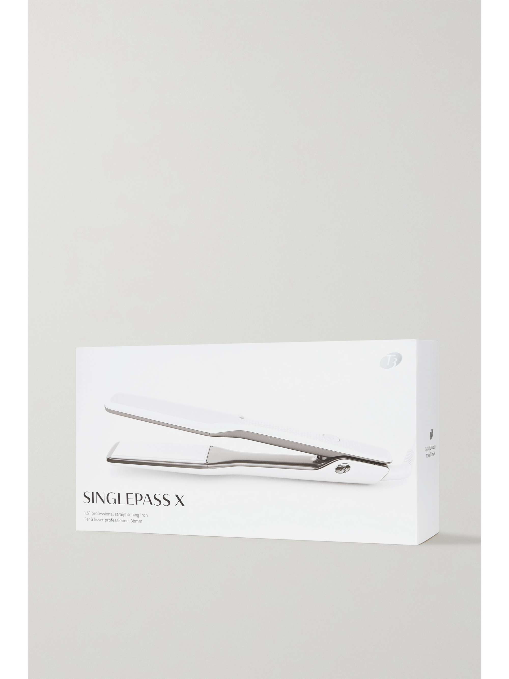 T3 Single Pass X Straightening and Styling Iron - UK 3-pin plug