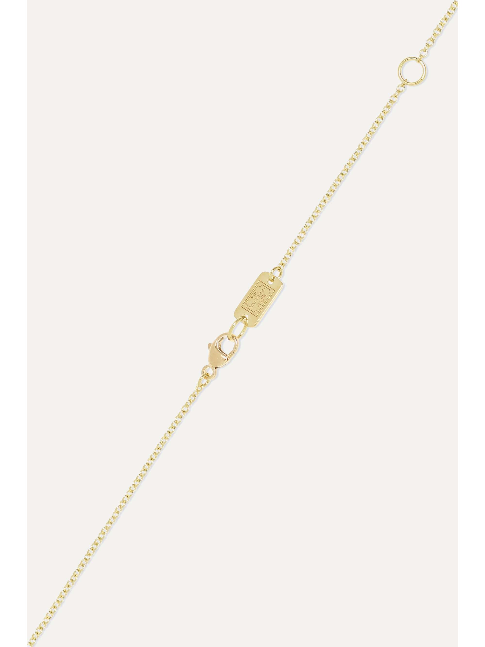 IPPOLITA Lollipop Lollitini 18-karat gold turquoise necklace