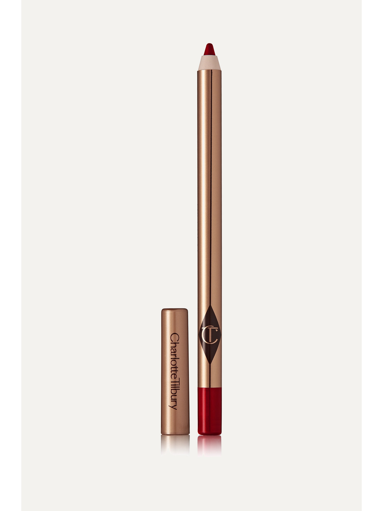 Charlotte Tilbury Ligneur Pour Les Lèvres Lip Cheat Savage Rose 0.04 oz/ 1.2 G In Red