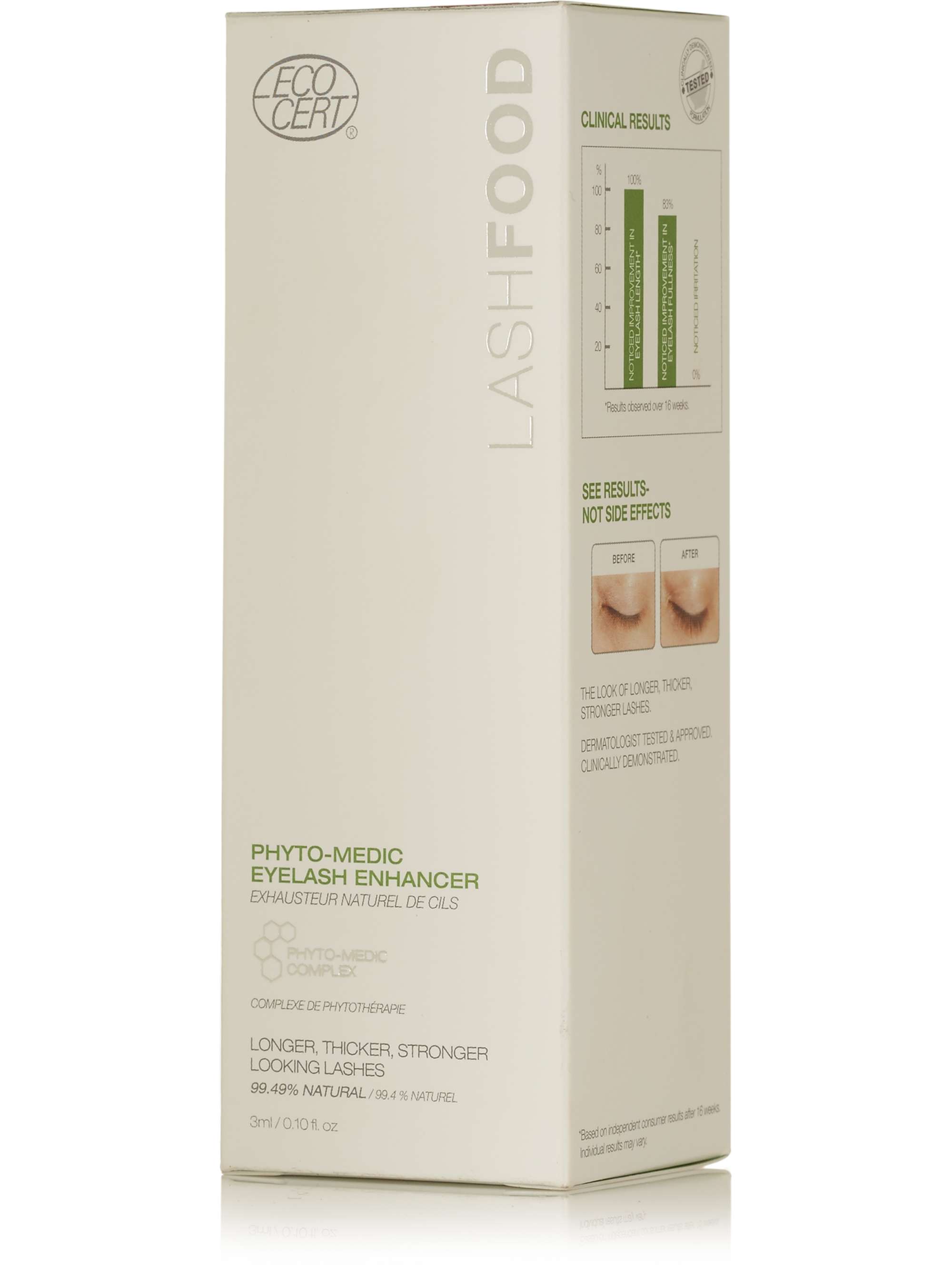 LASHFOOD Natural Eyelash Enhancer, 3ml