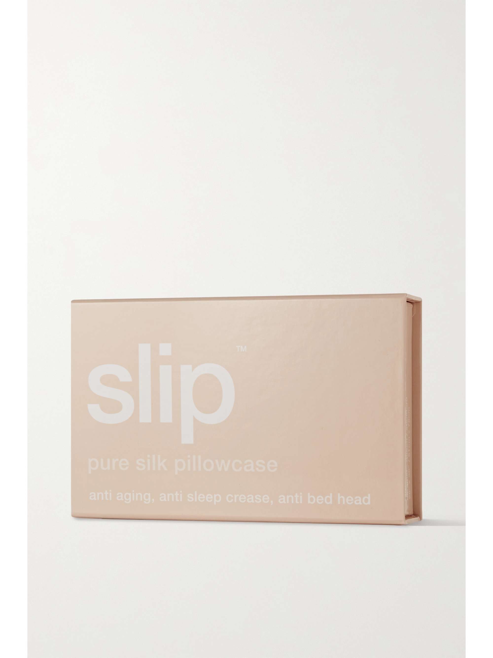 SLIP Embroidered silk queen pillowcase