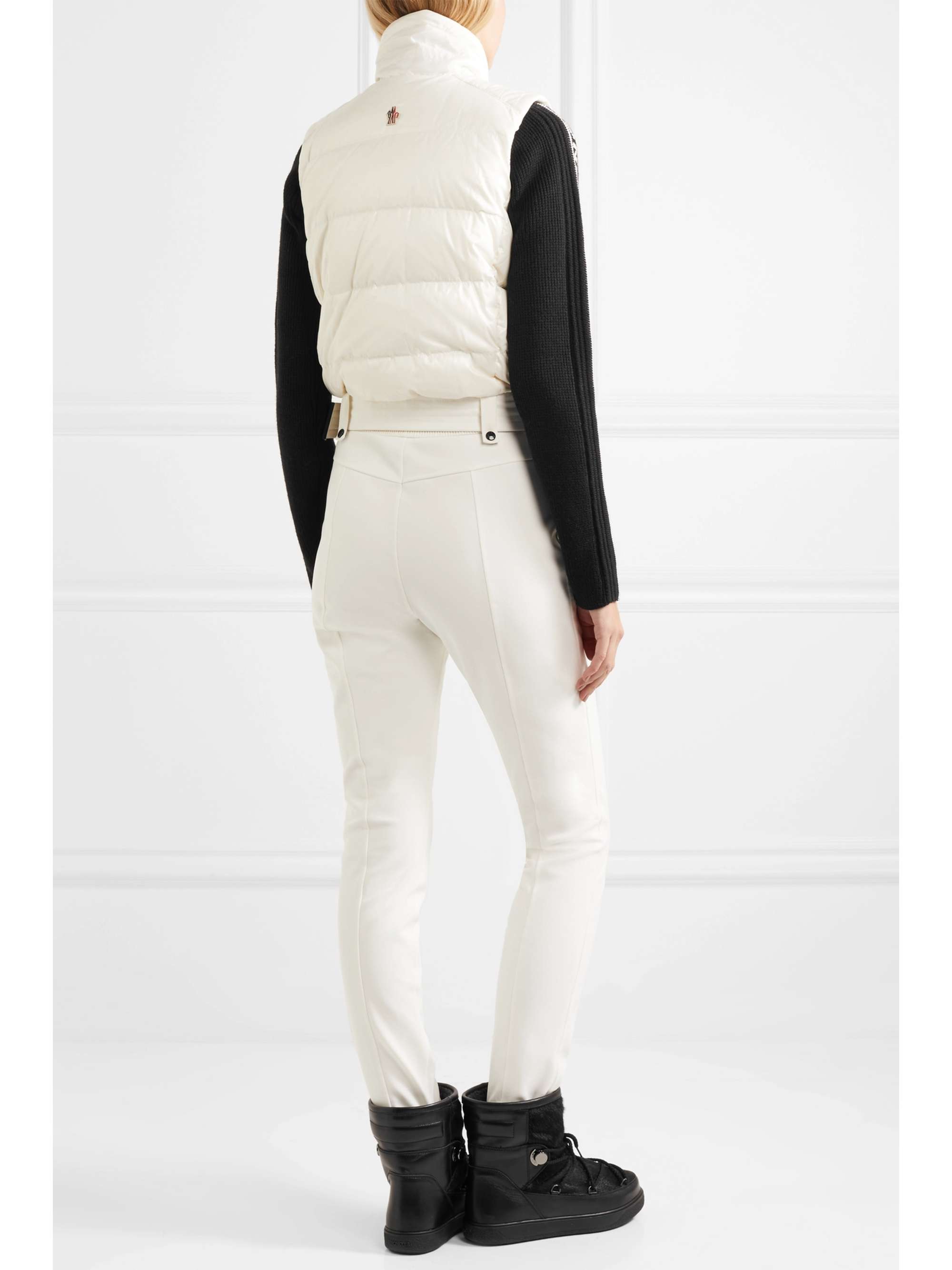 MONCLER GRENOBLE Belted quilted ski suit