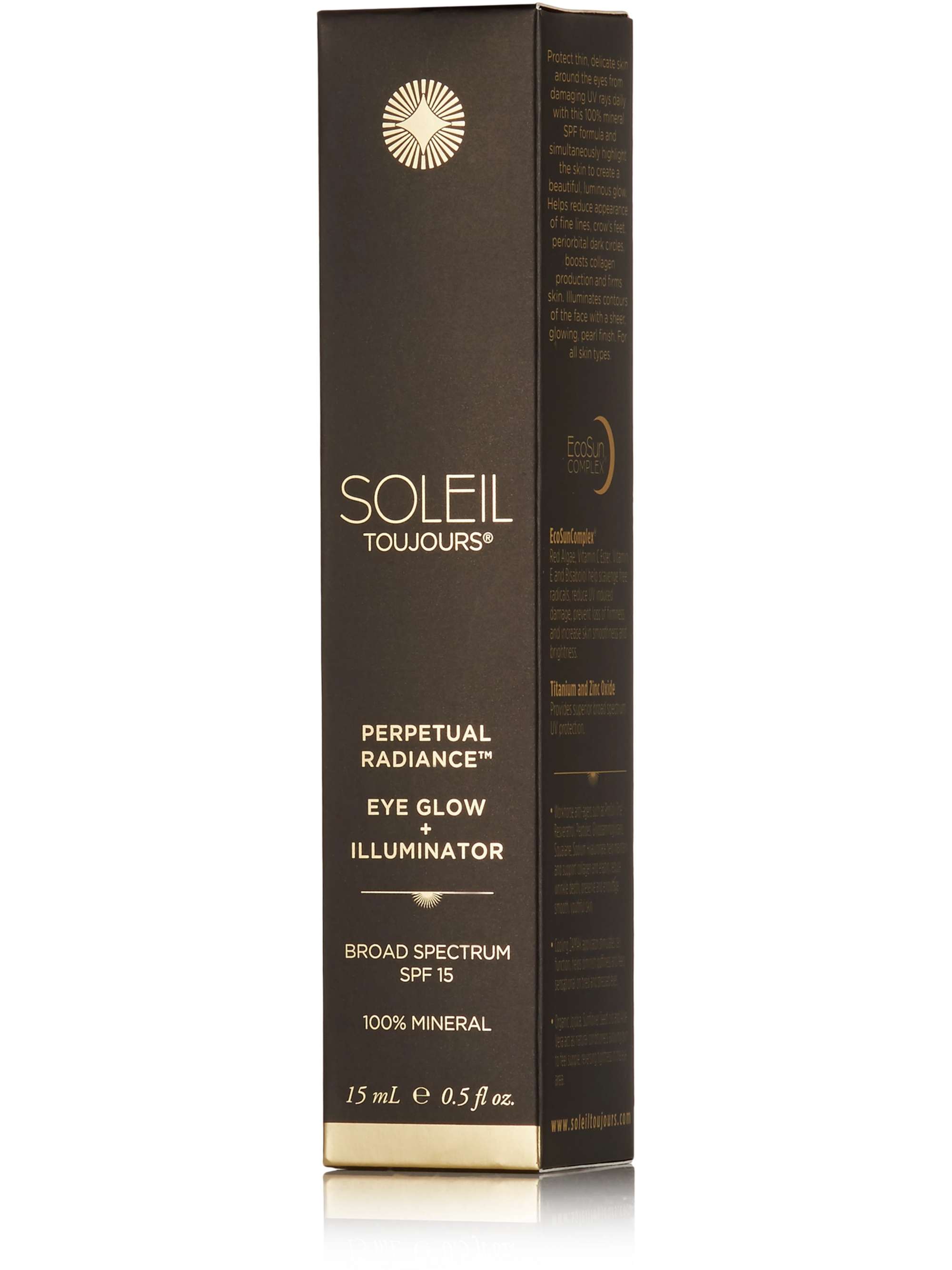 SOLEIL TOUJOURS + NET SUSTAIN SPF 15 Perpetual Radiance Eye Glow + Illuminator, 15ml