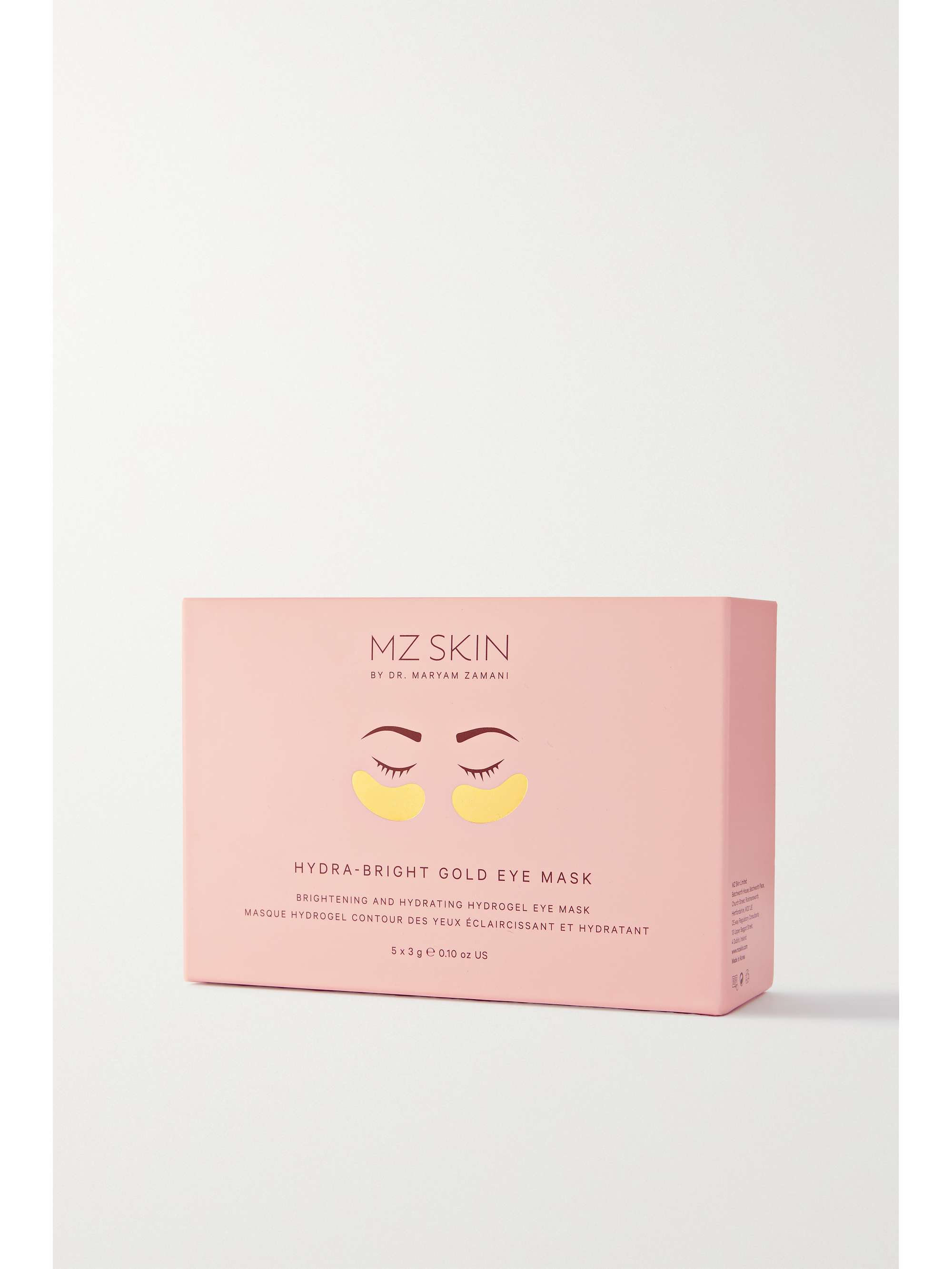 MZ SKIN Hydra-Bright Golden Eye Treatment Mask x 5
