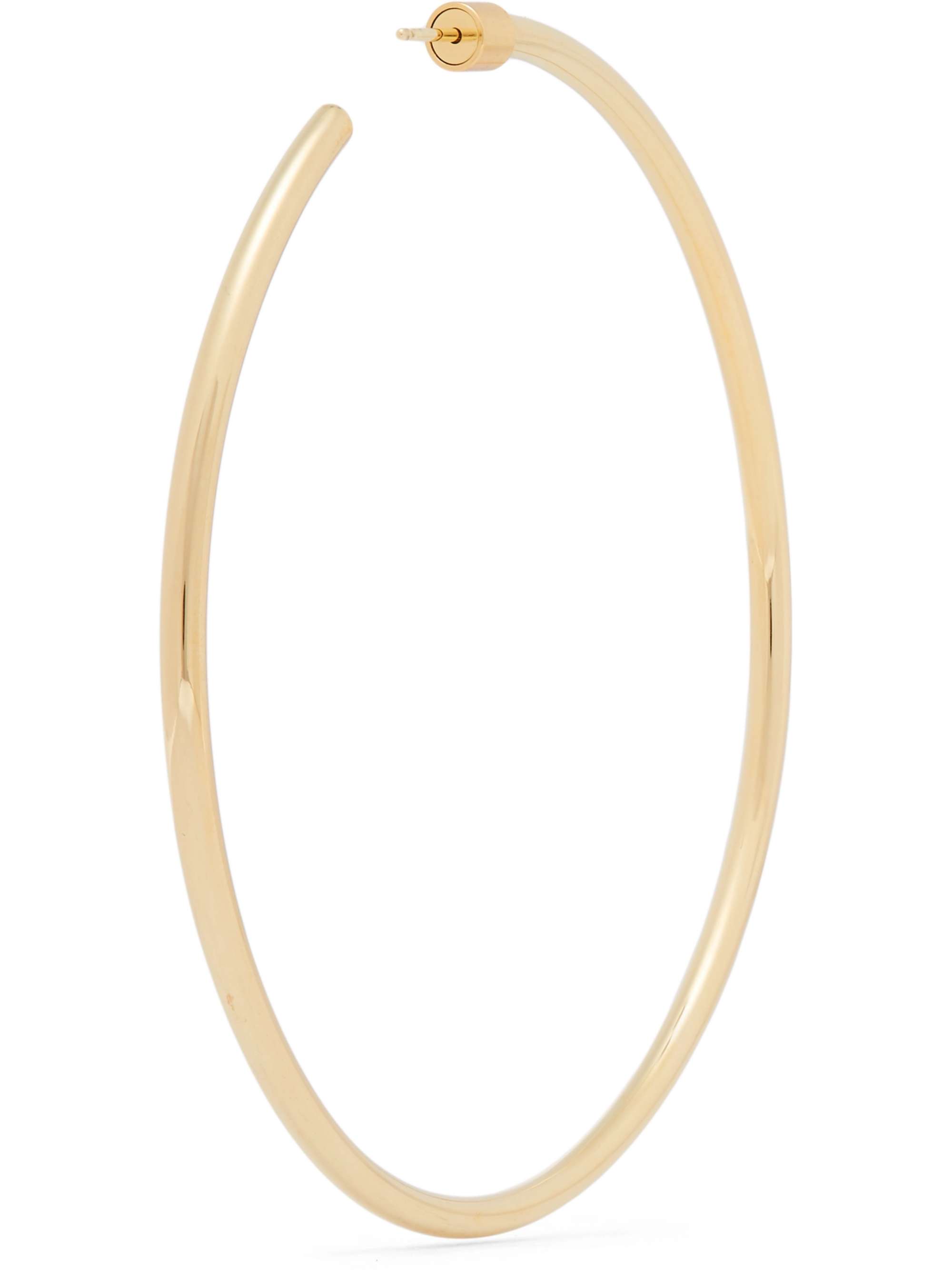 JENNIFER FISHER Classic Hollow gold-plated hoop earrings