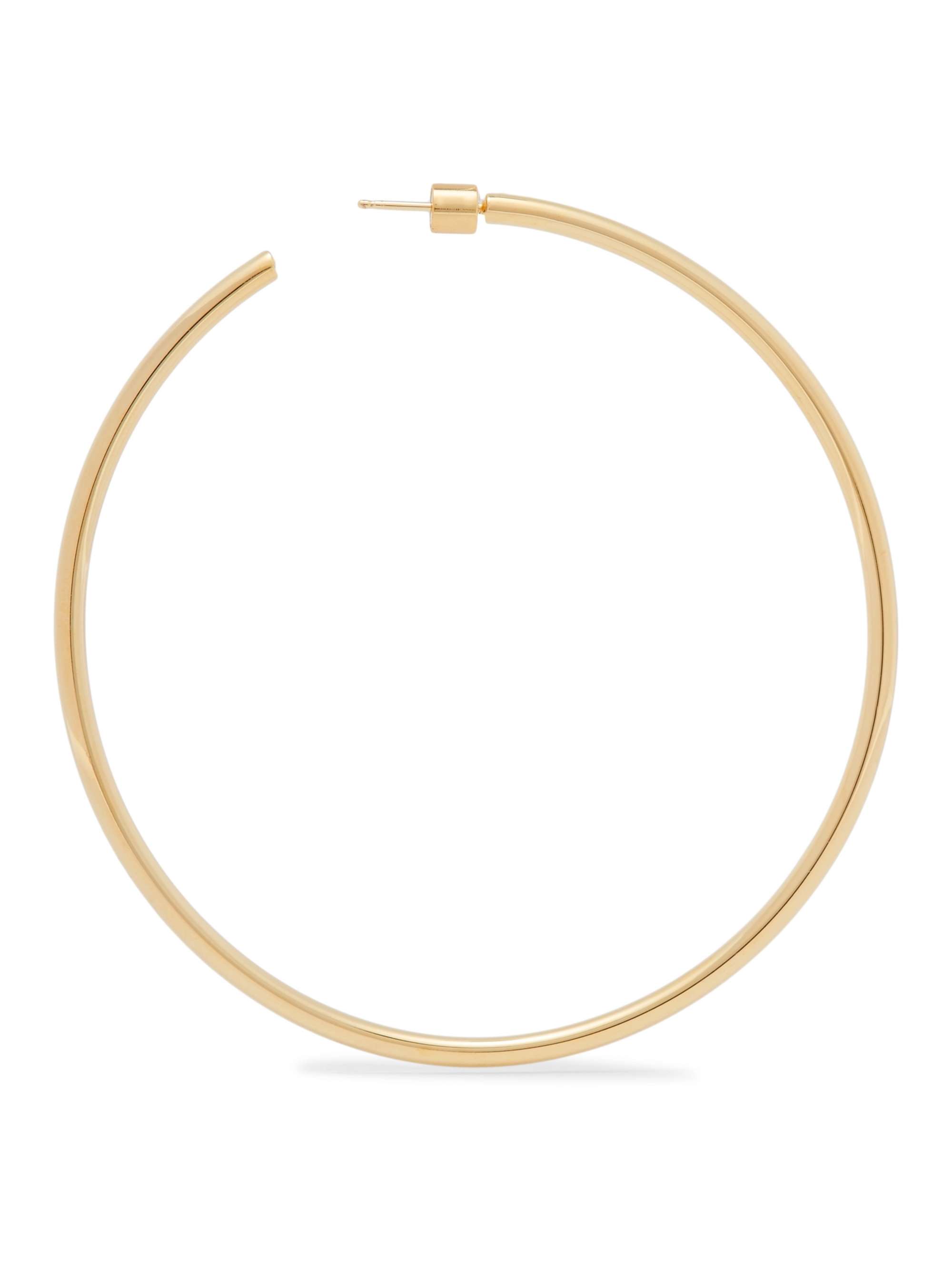 JENNIFER FISHER Classic Hollow gold-plated hoop earrings