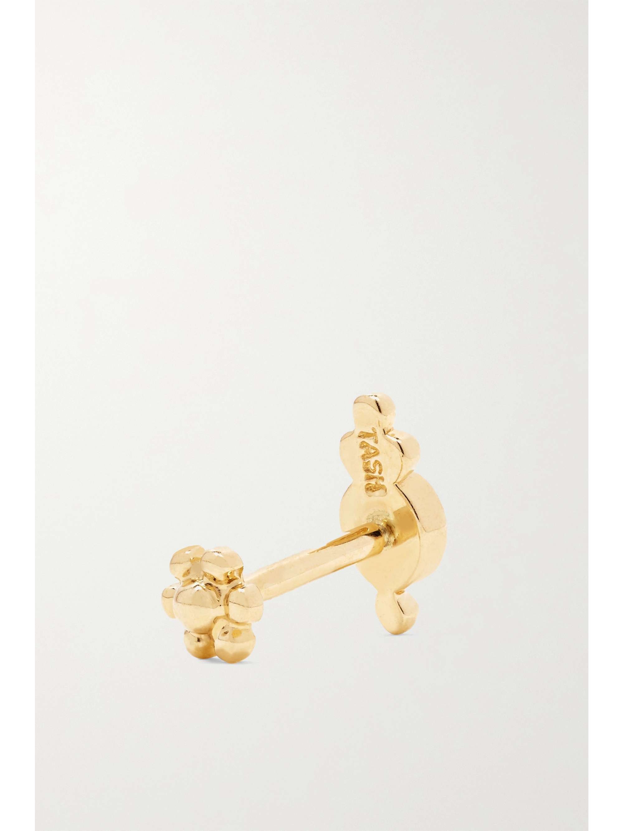 MARIA TASH Trinity 14-karat gold opal earring