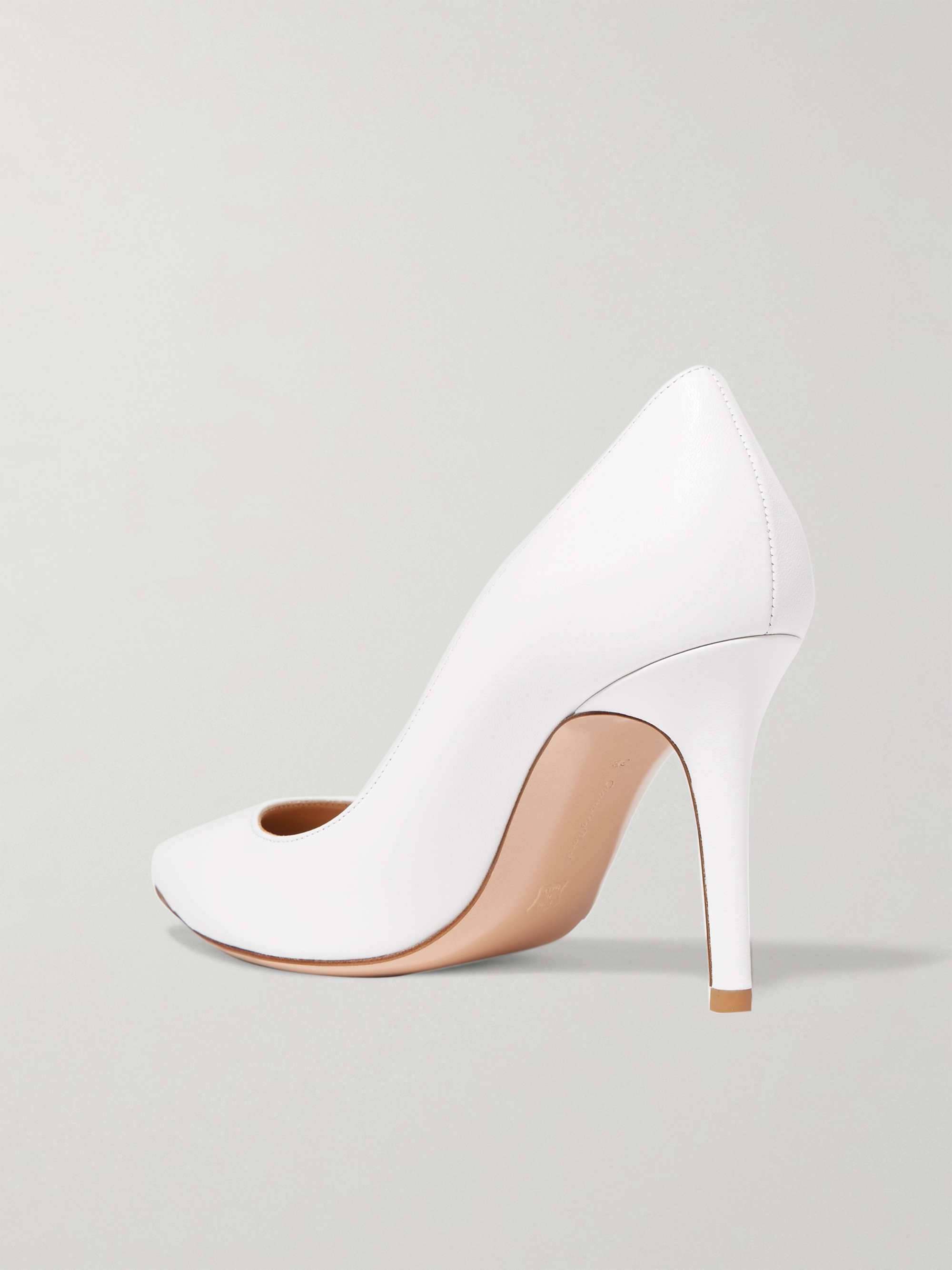 GIANVITO ROSSI 85 leather pumps | NET-A-PORTER