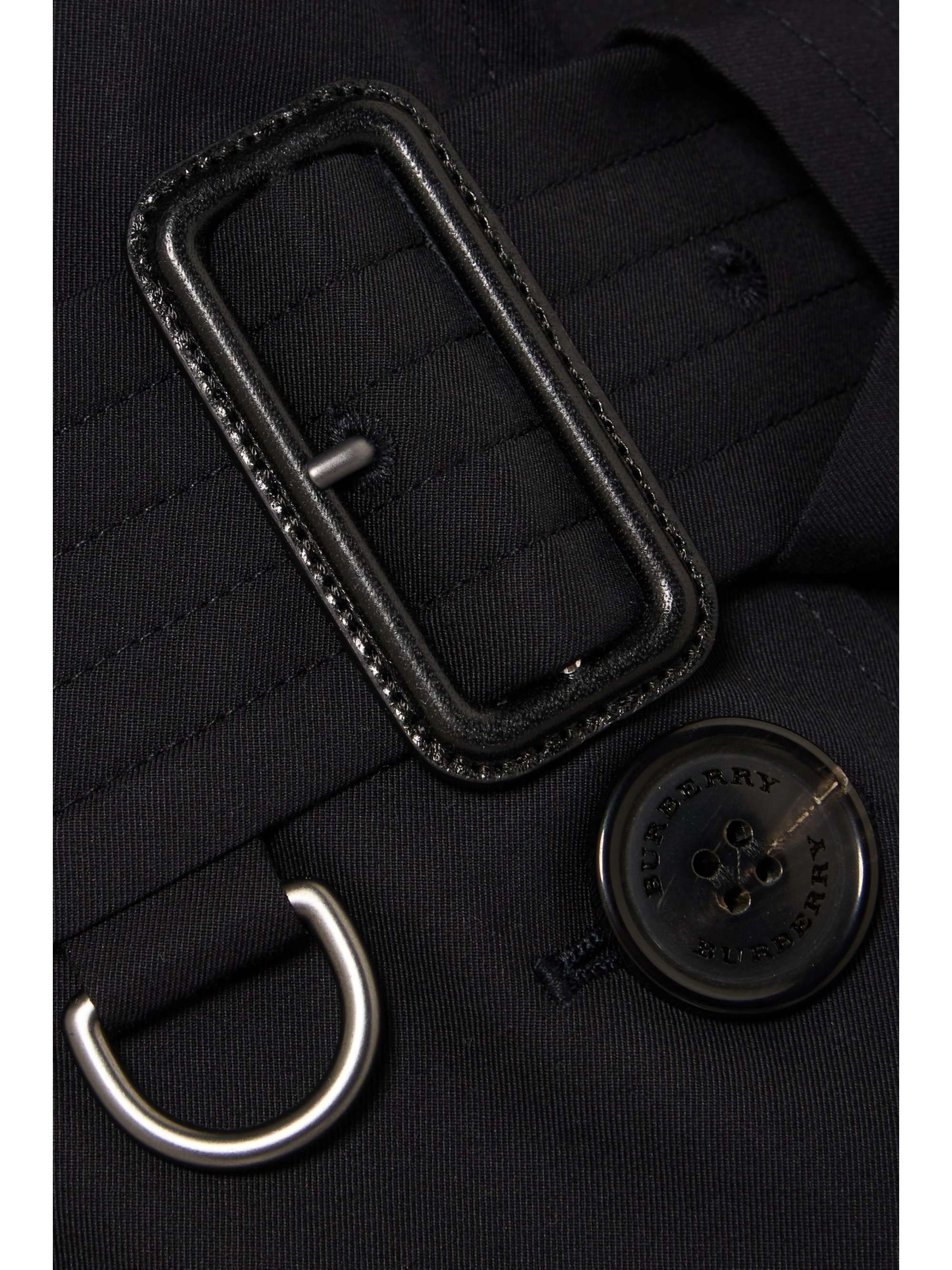 BURBERRY The Chelsea Long cotton-gabardine trench coat