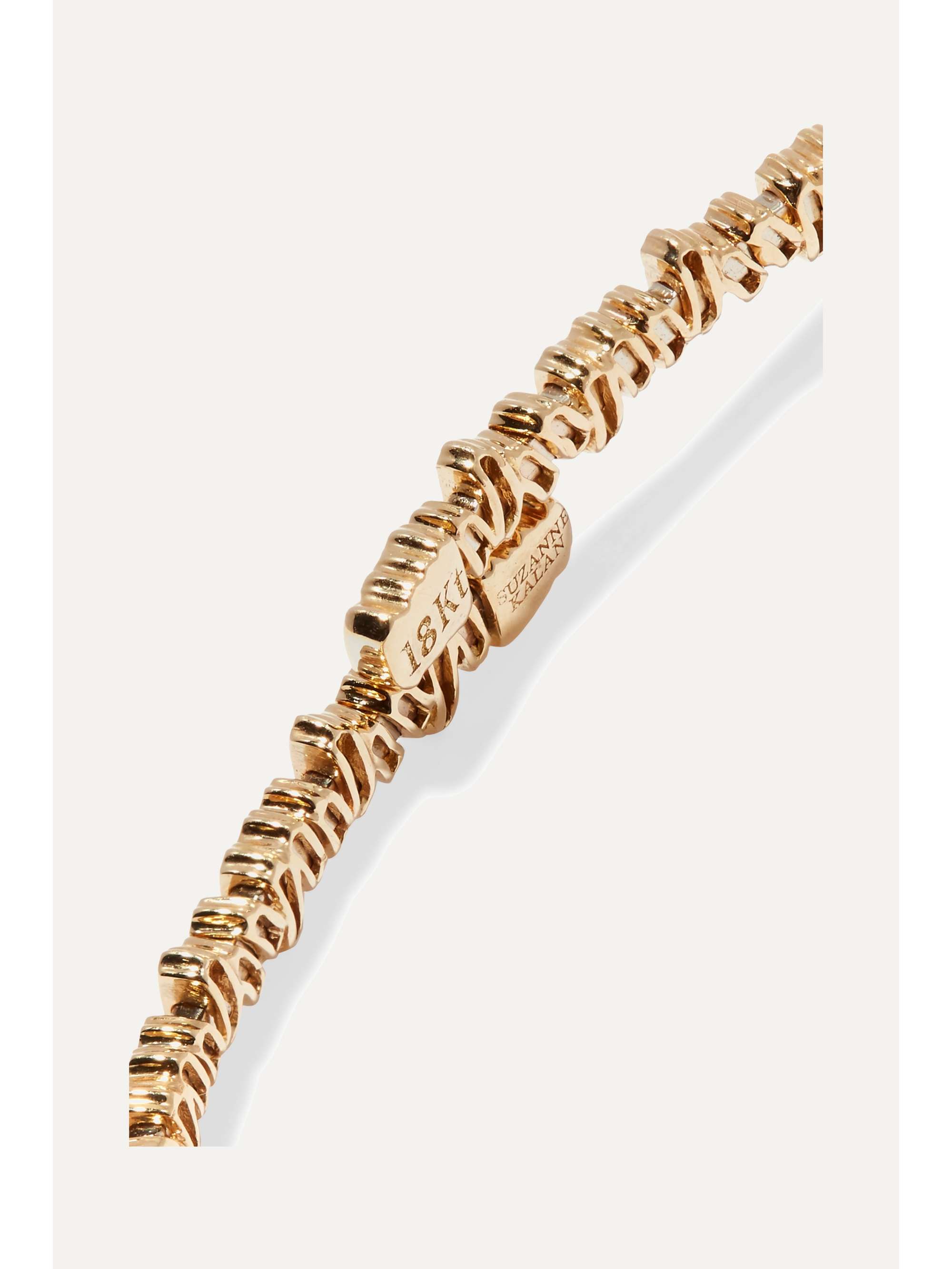 SUZANNE KALAN 18-karat gold diamond choker