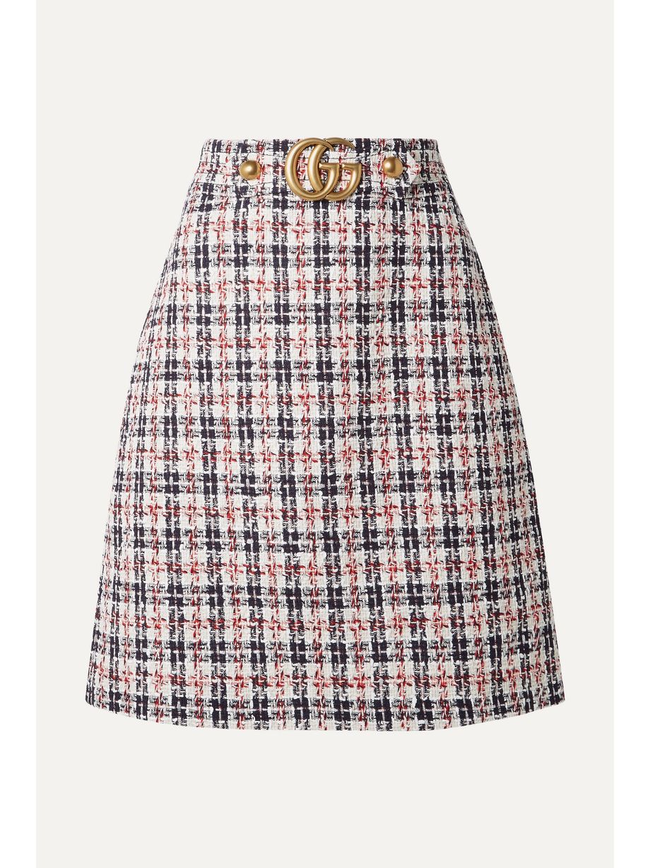 tweed skirt gucci